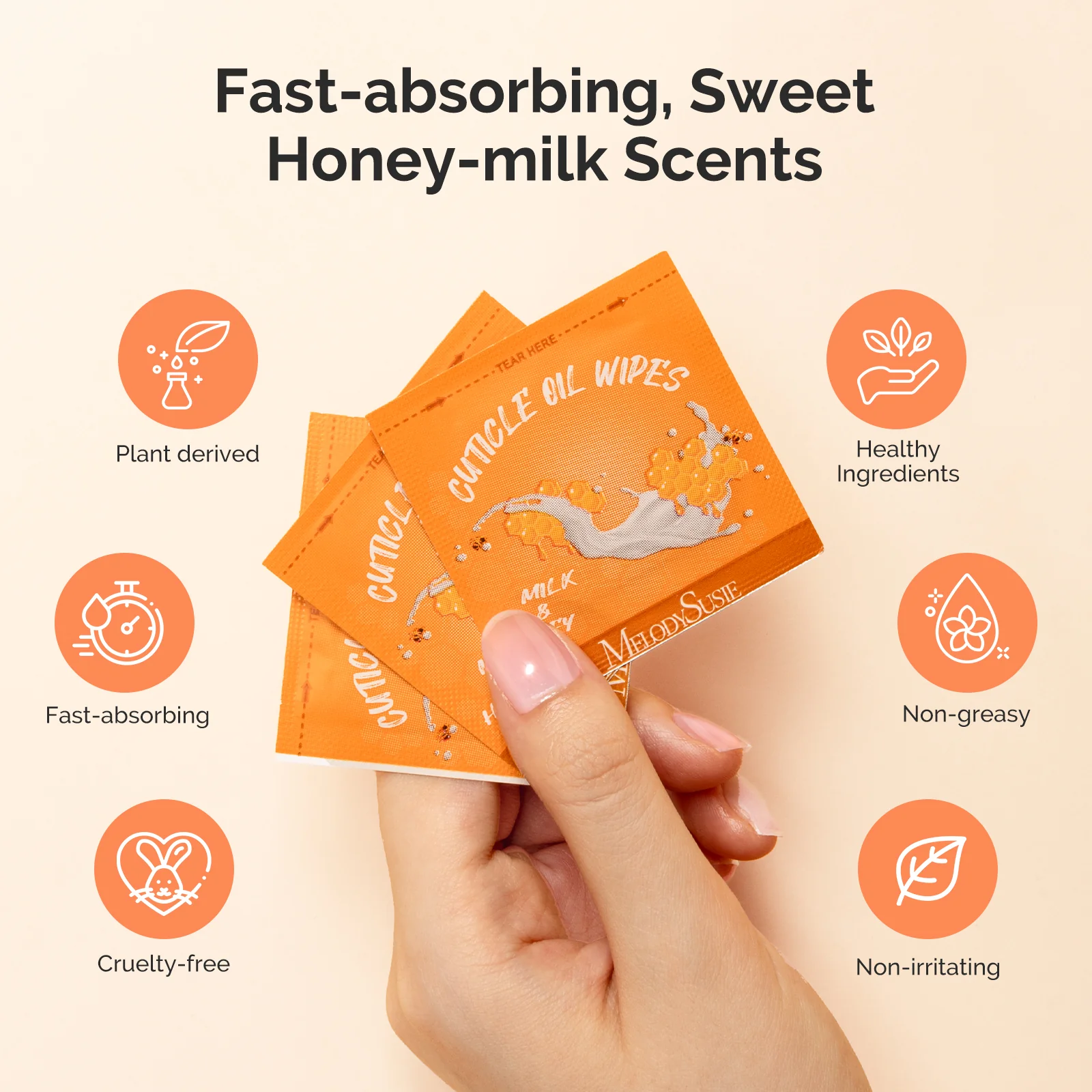 100Pcs Mini Cuticle Oil Wipes - Image 6