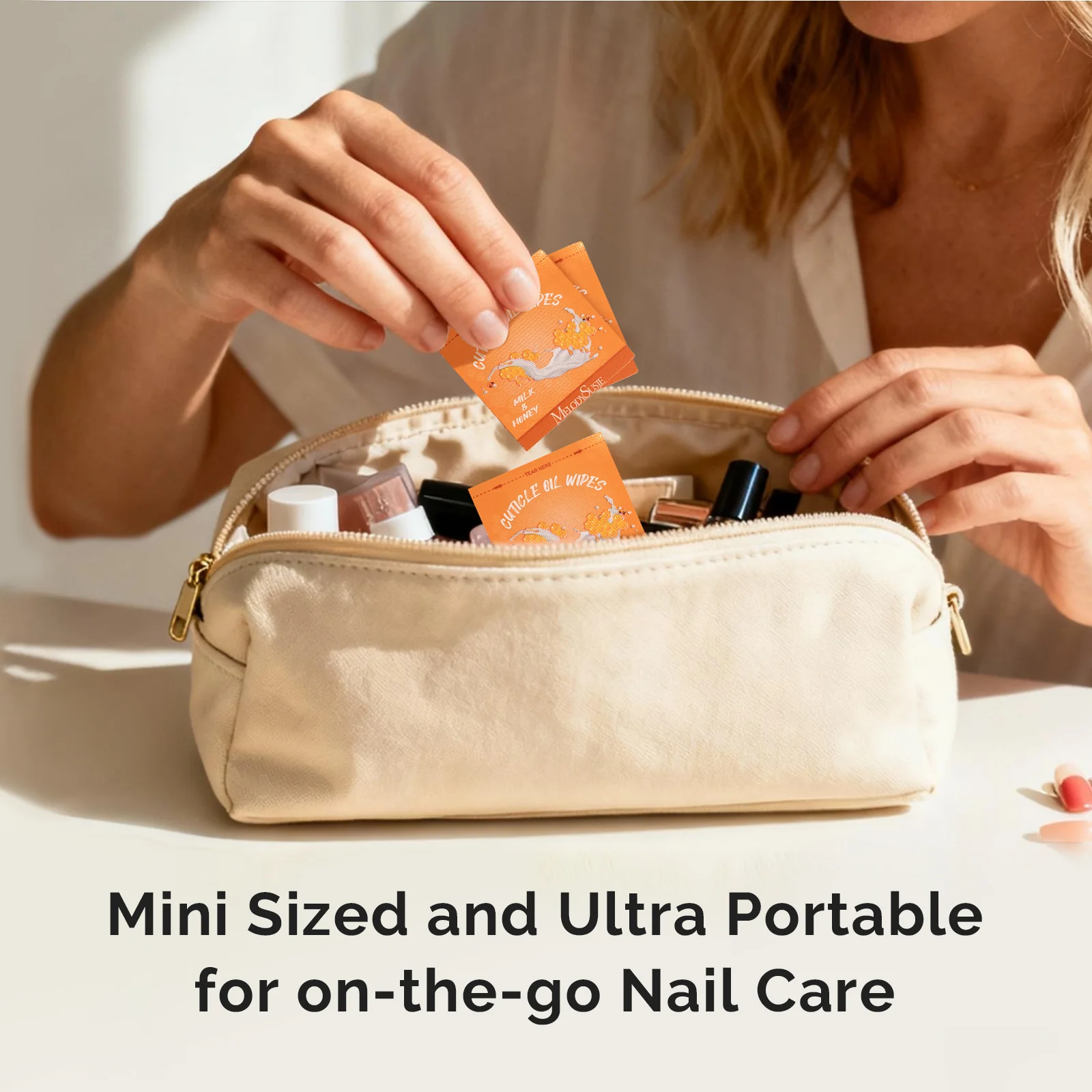 100Pcs Mini Cuticle Oil Wipes - Image 8