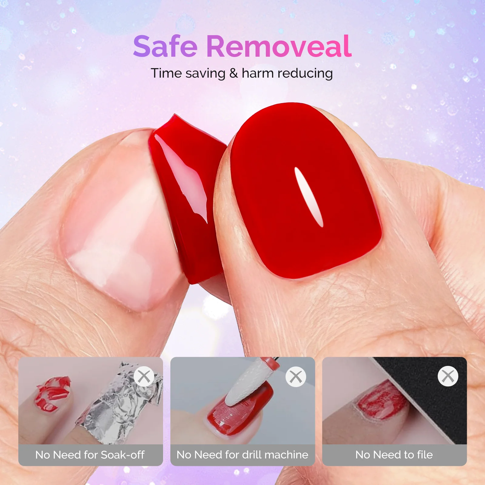15ML Clear Peel Off Gel Base Coat for Gel Nail Polish - Image 4