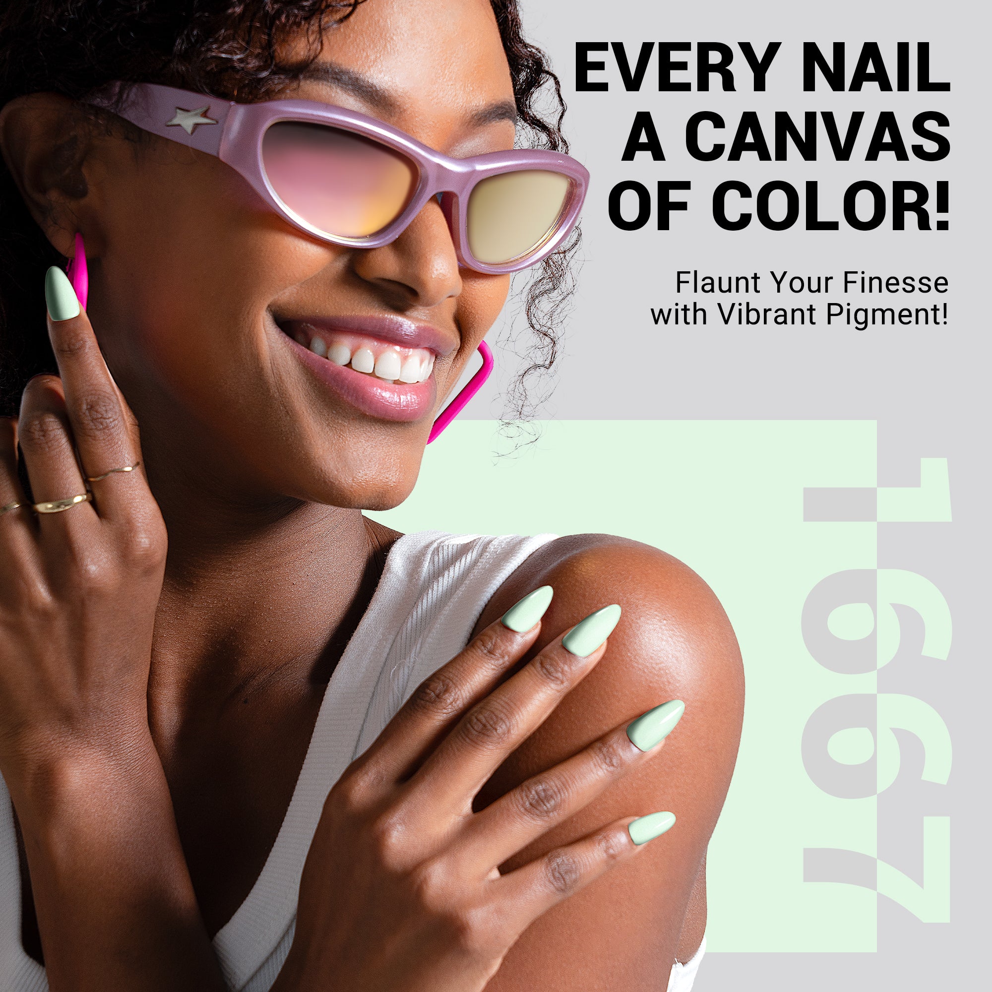1667 Golf Green - TPO-Free Thick Gel Nail Polish(15ml) - Image 4