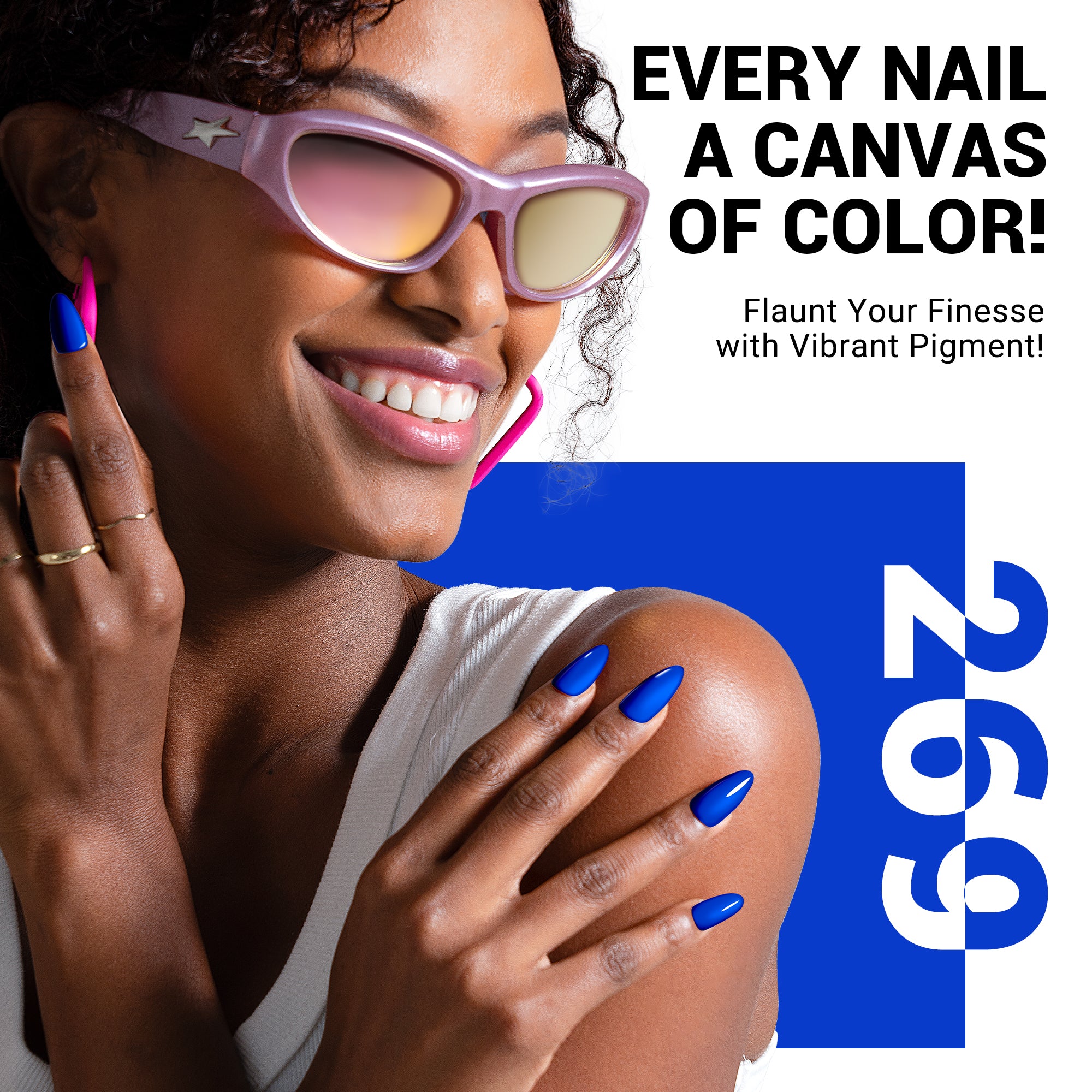 269 Royal Blue - TPO-Free Thick Gel Nail Polish (15ml) - Image 4