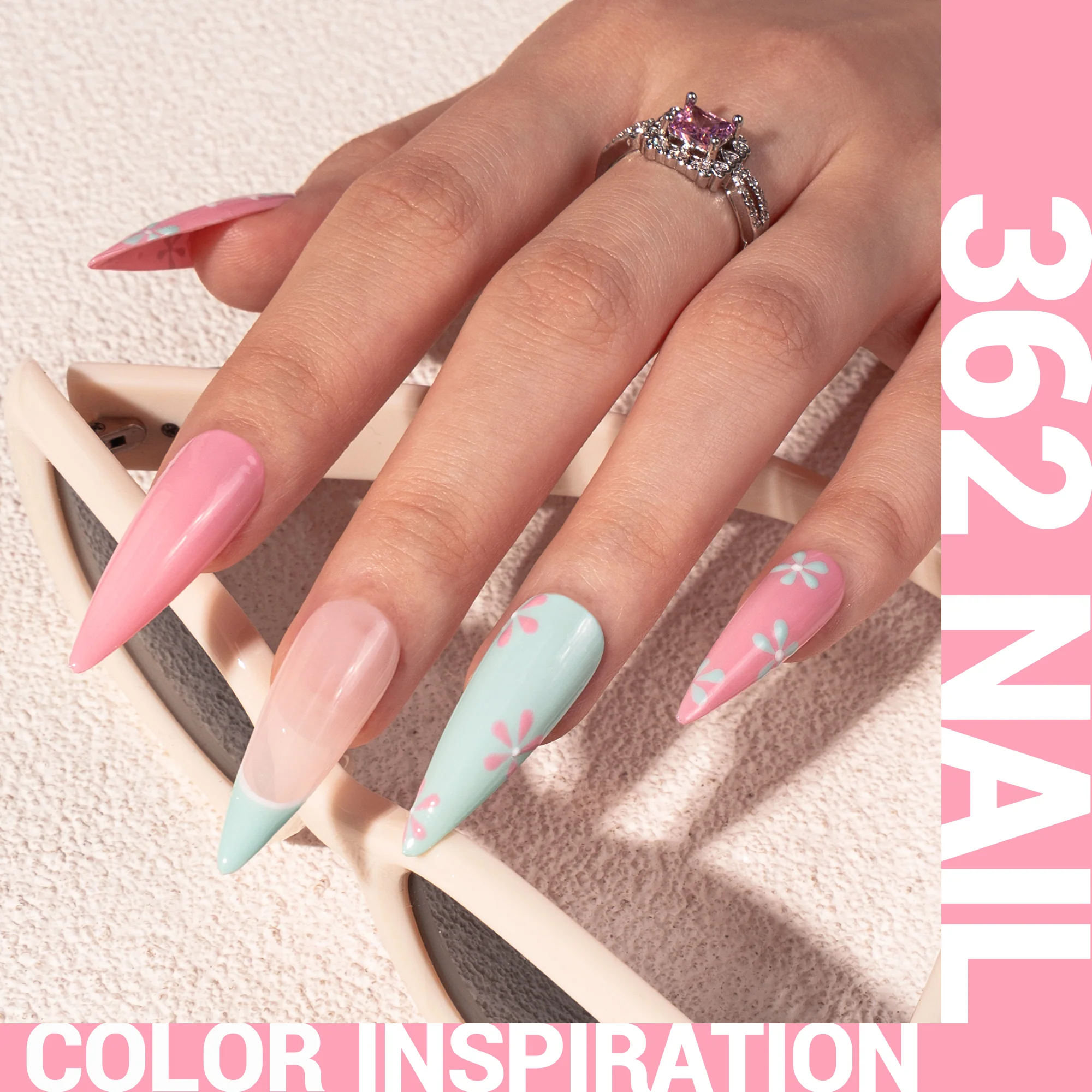 362 Twist Sweater Pink - TPO-Free Thick Gel Nail Polish(15ml) - Image 2
