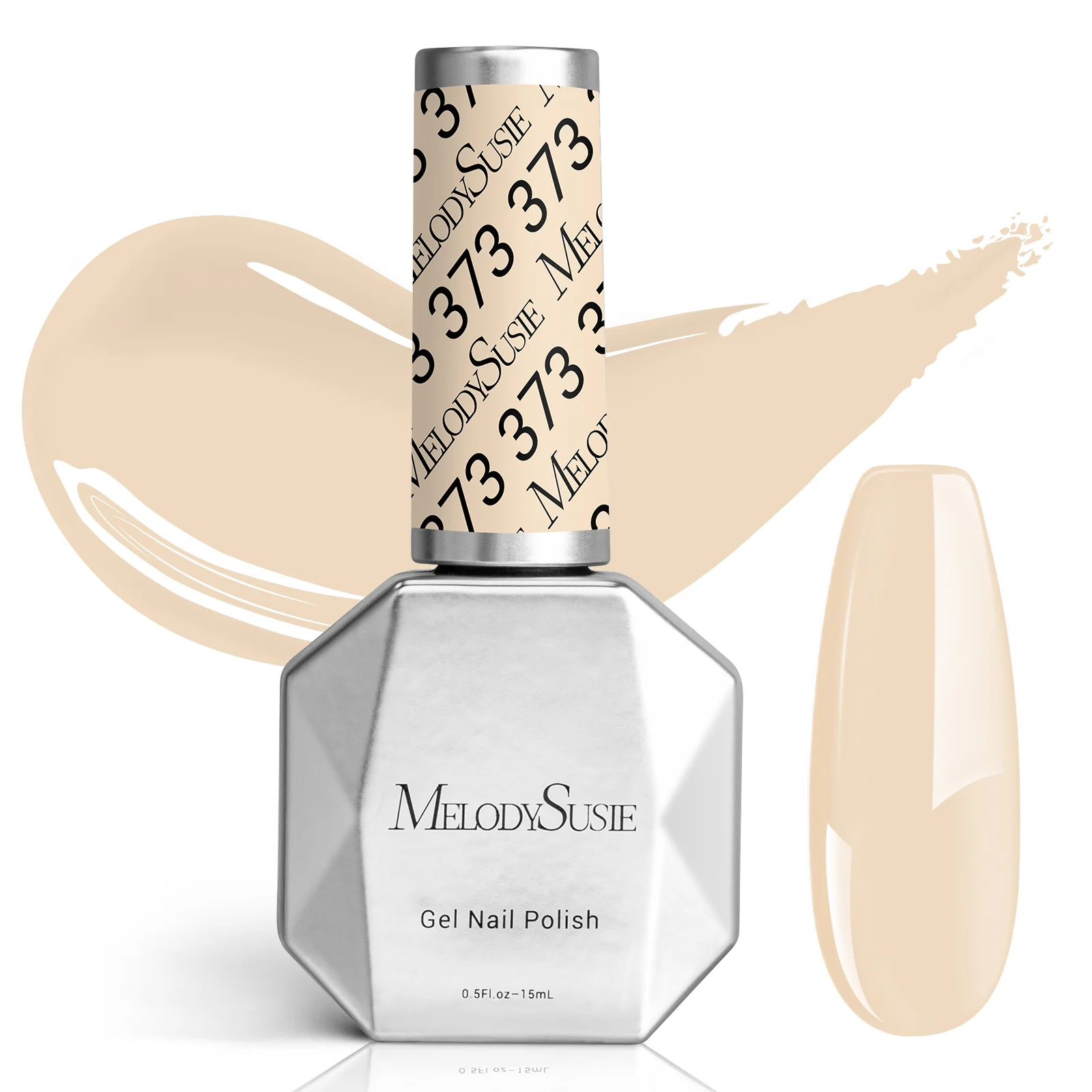 373 Beige - TPO-Free Faster UV Curing Gel Nail Polish 0.5 fl oz/15ml