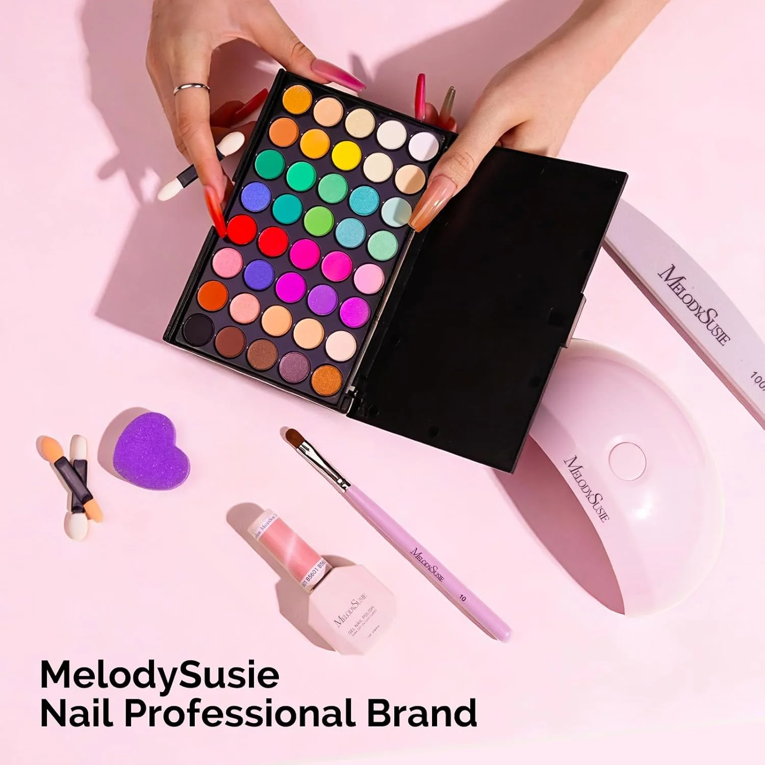 40 Colors Nail Powder Pigment Kit for Gradient Ombre Nail Art - Image 7