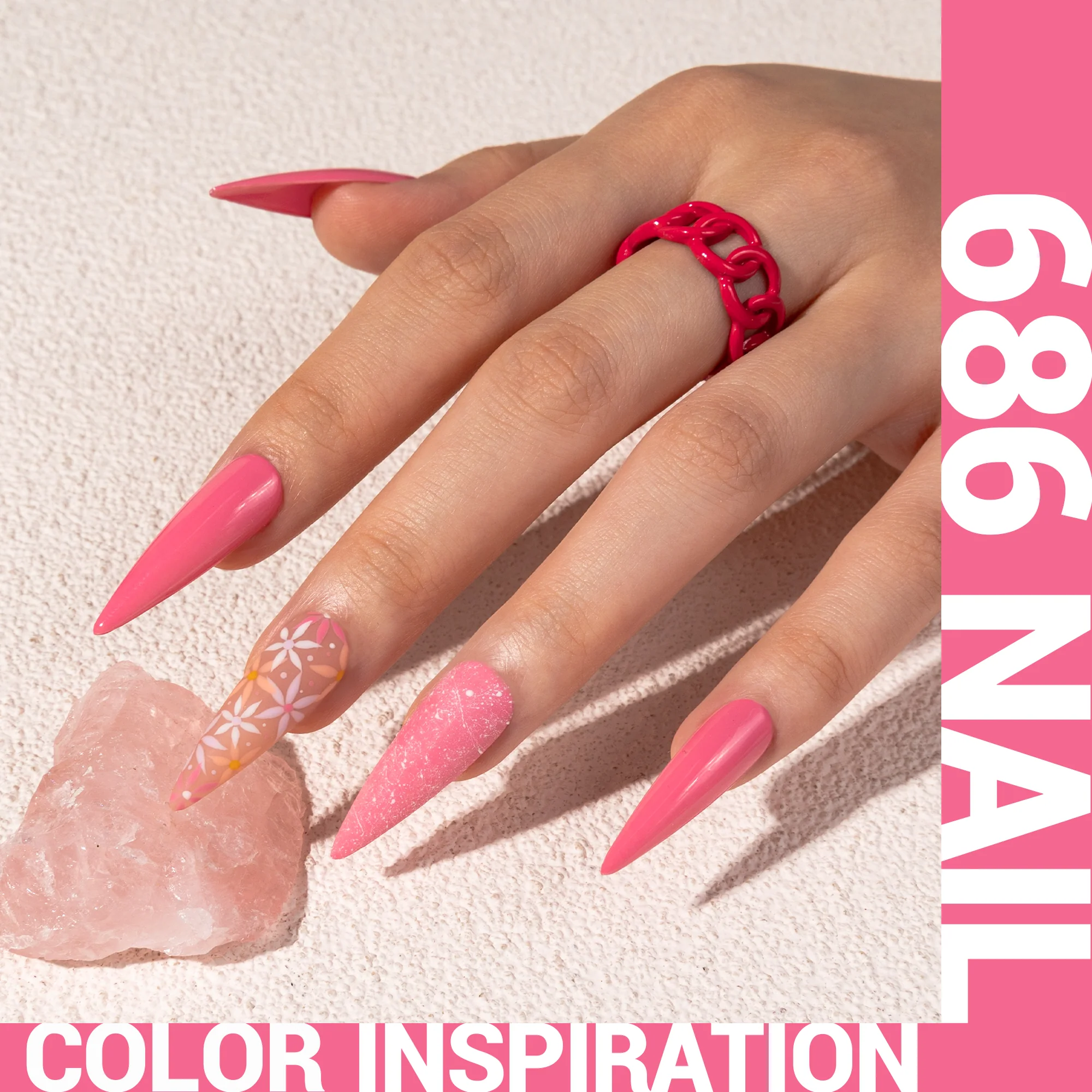 686 Berry Wool Pink - TPO-Free Thick Gel Nail Polish(15ml) - Image 2