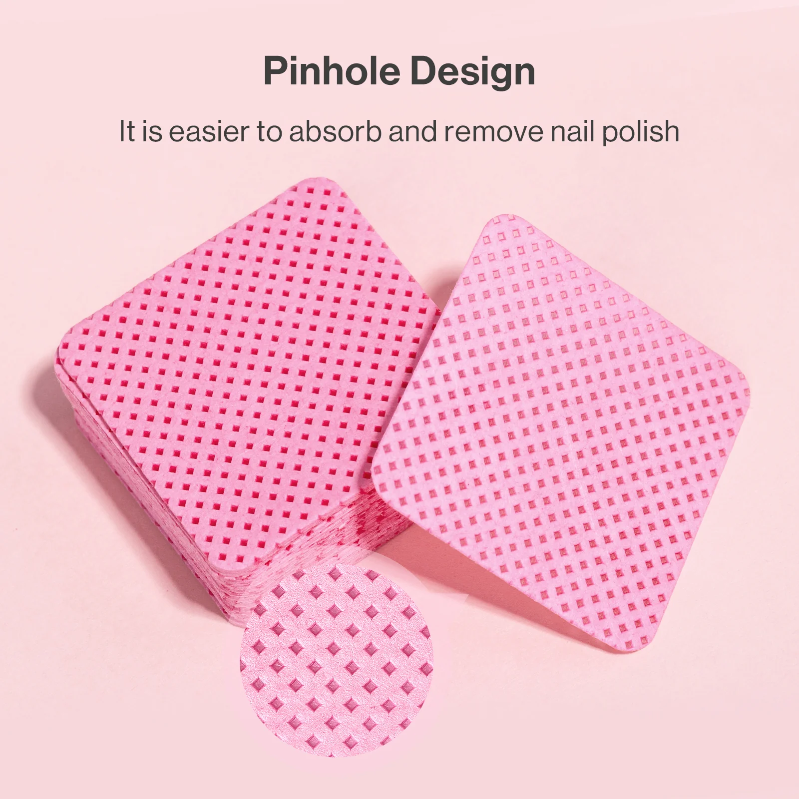 900 Pcs Lint Free Nail Wipes - Pink - Image 4