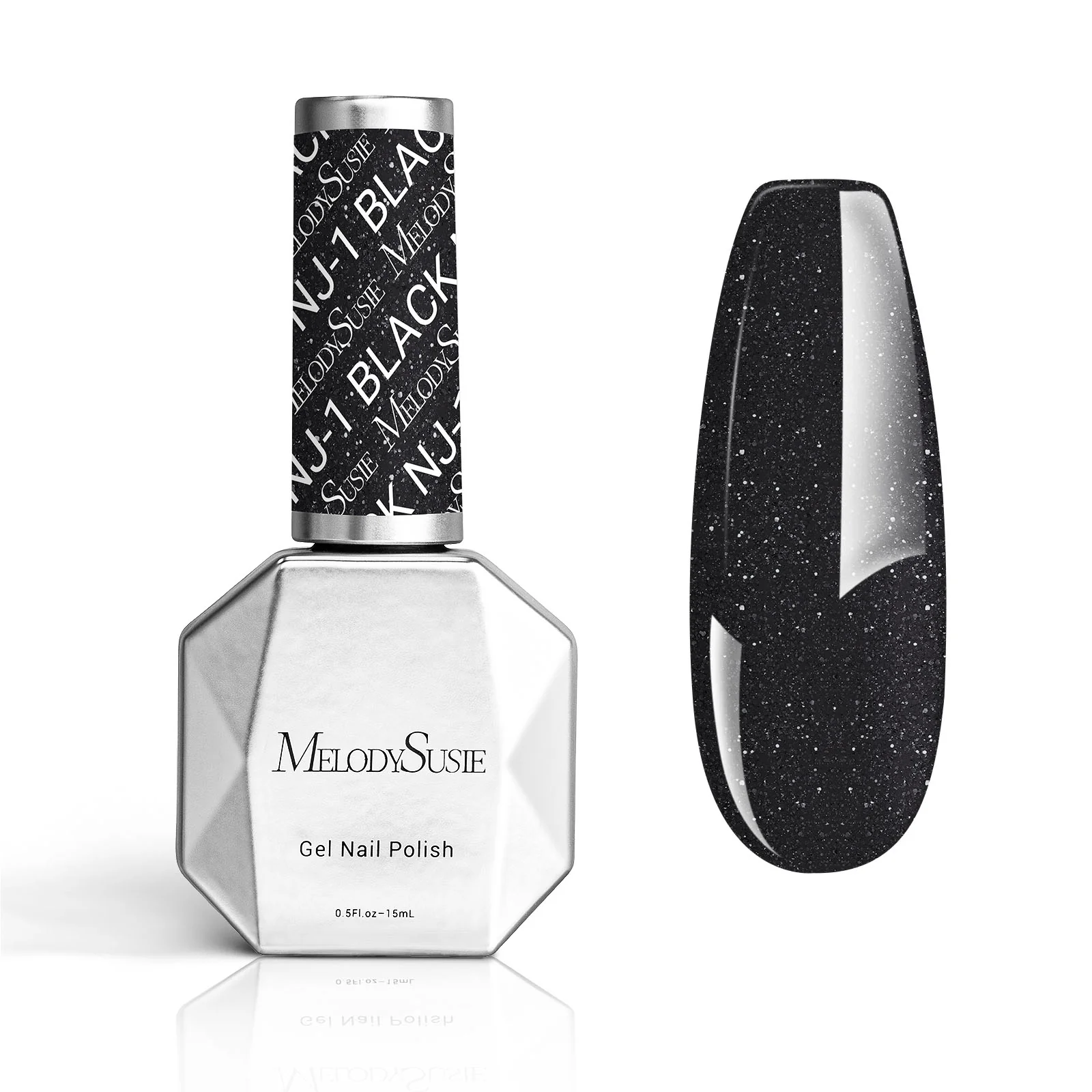 NJ-1 After Party Black - TPO-Free Thick Gel Nail Polish(15ml)