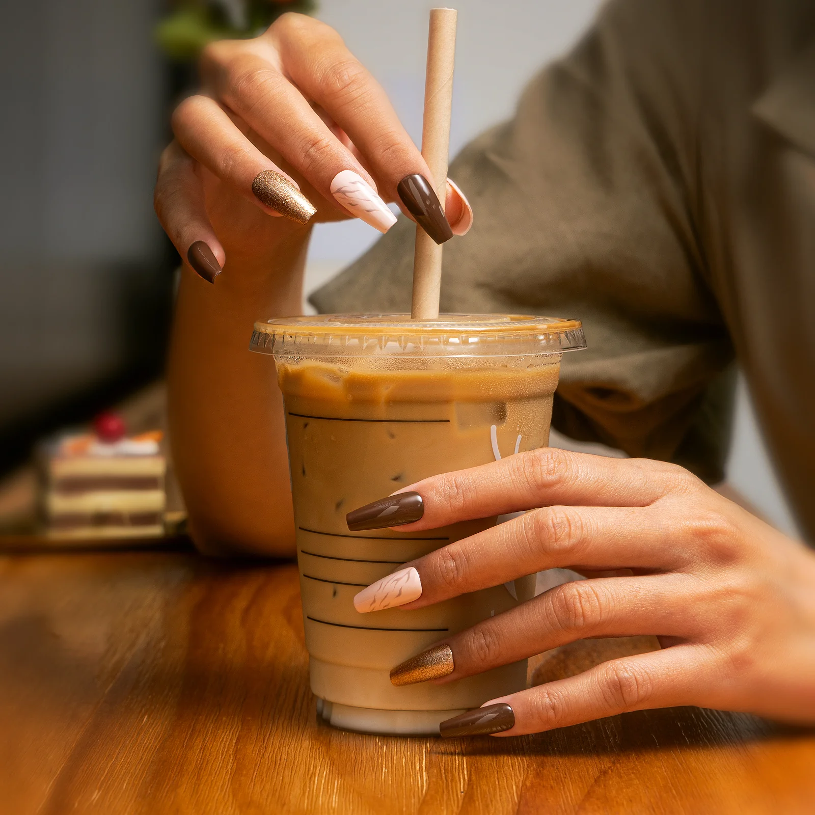 Afternoon Tea Break 15ml TPO-Free Thick Gel Nail Polish - 4Pcs - Image 4