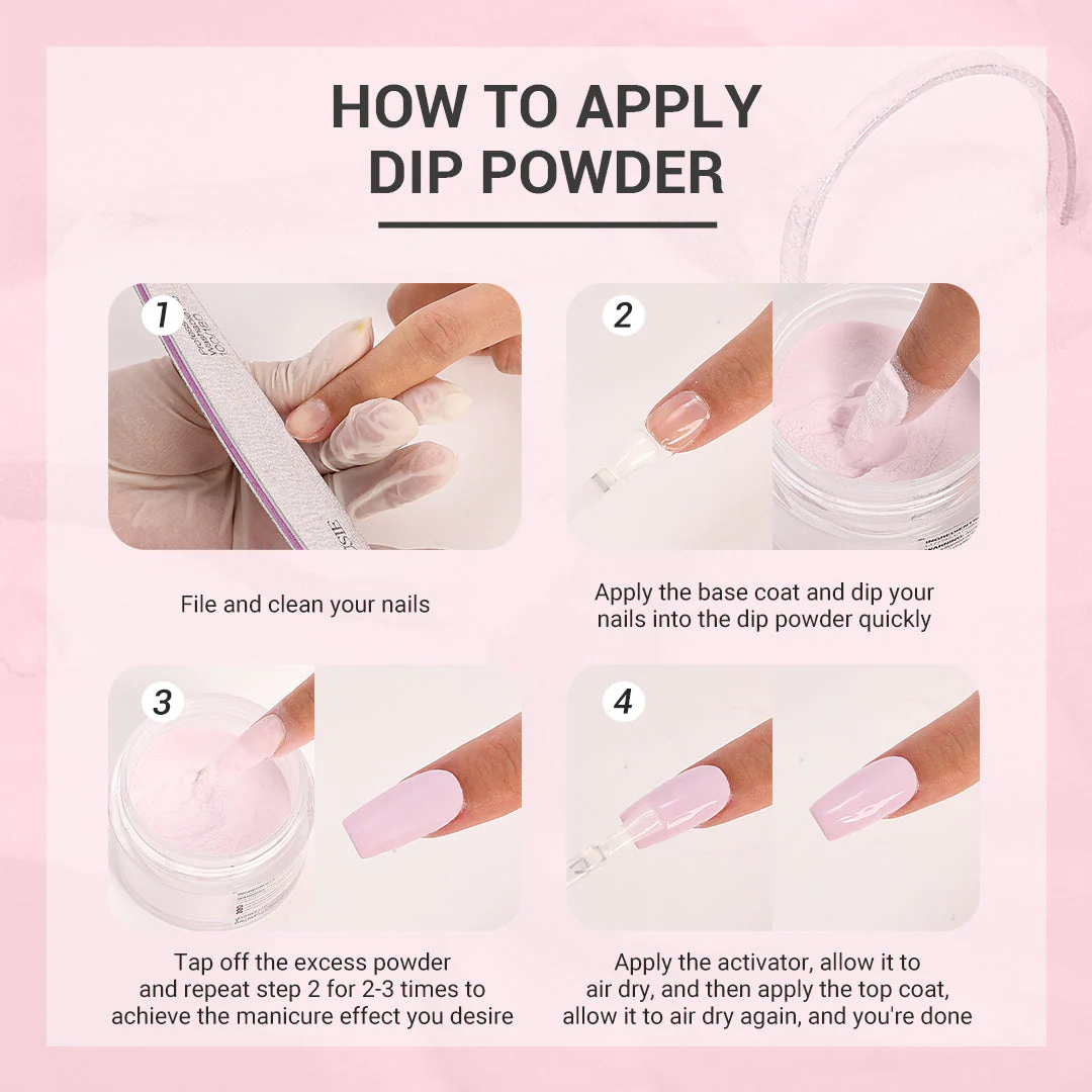 All-In-One Acrylic & Dip Powder - Pink Dahlia - Image 10