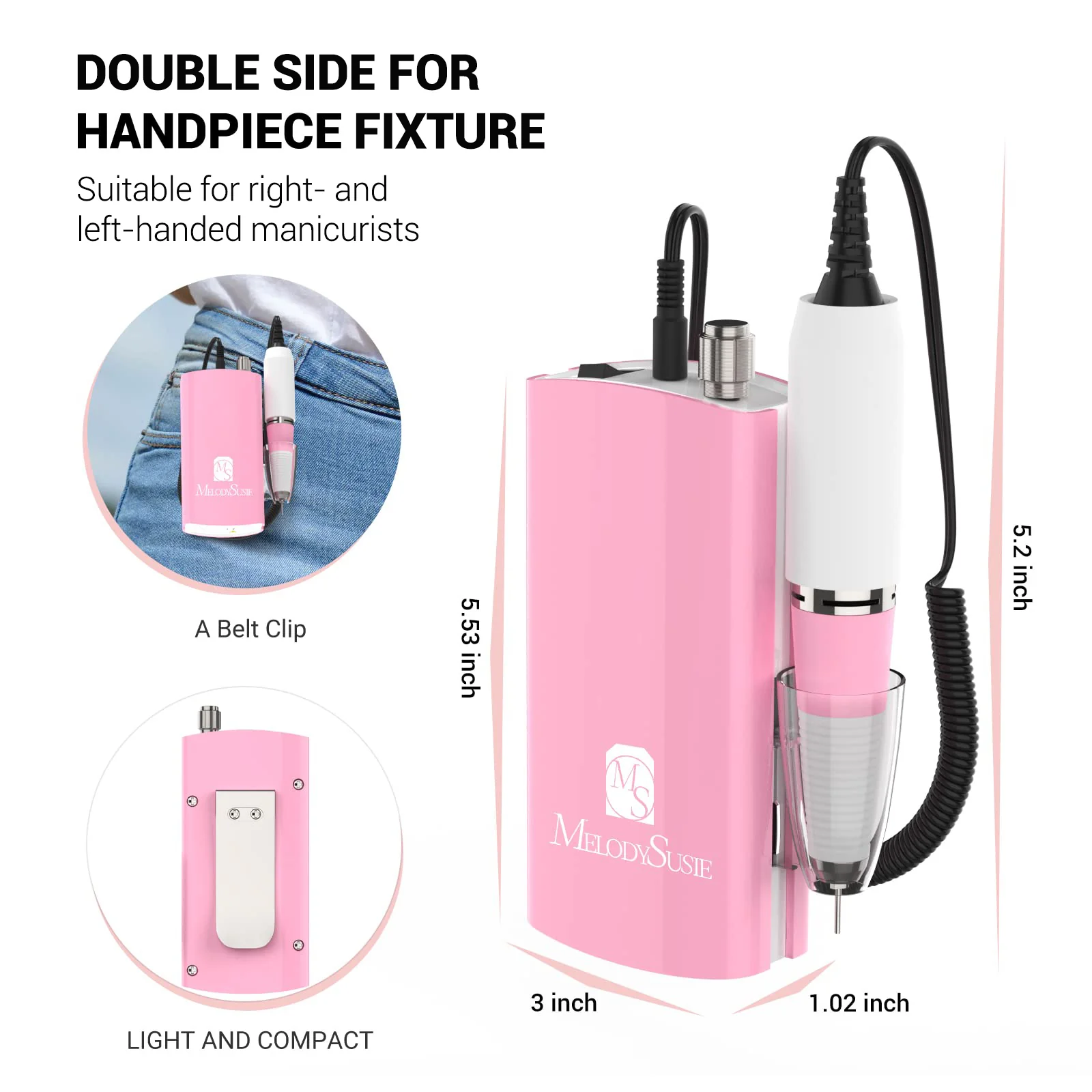 Artemis(SC300I) Rechargeable Nail Drill 30,000RPM - Image 4