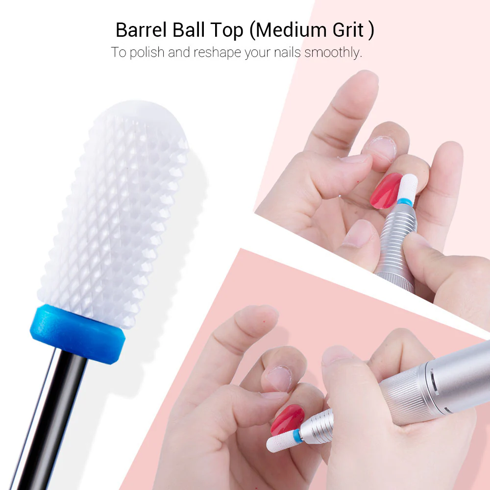 Ceramic Nail Drill Bits Set (7pcs) - Image 6