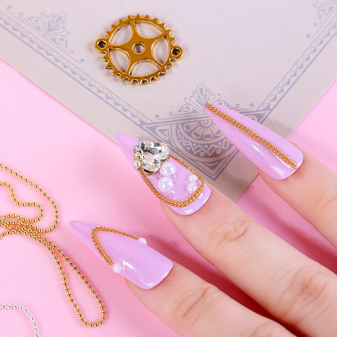 Chic Vibe 3D Nail Decor Chain - Image 5