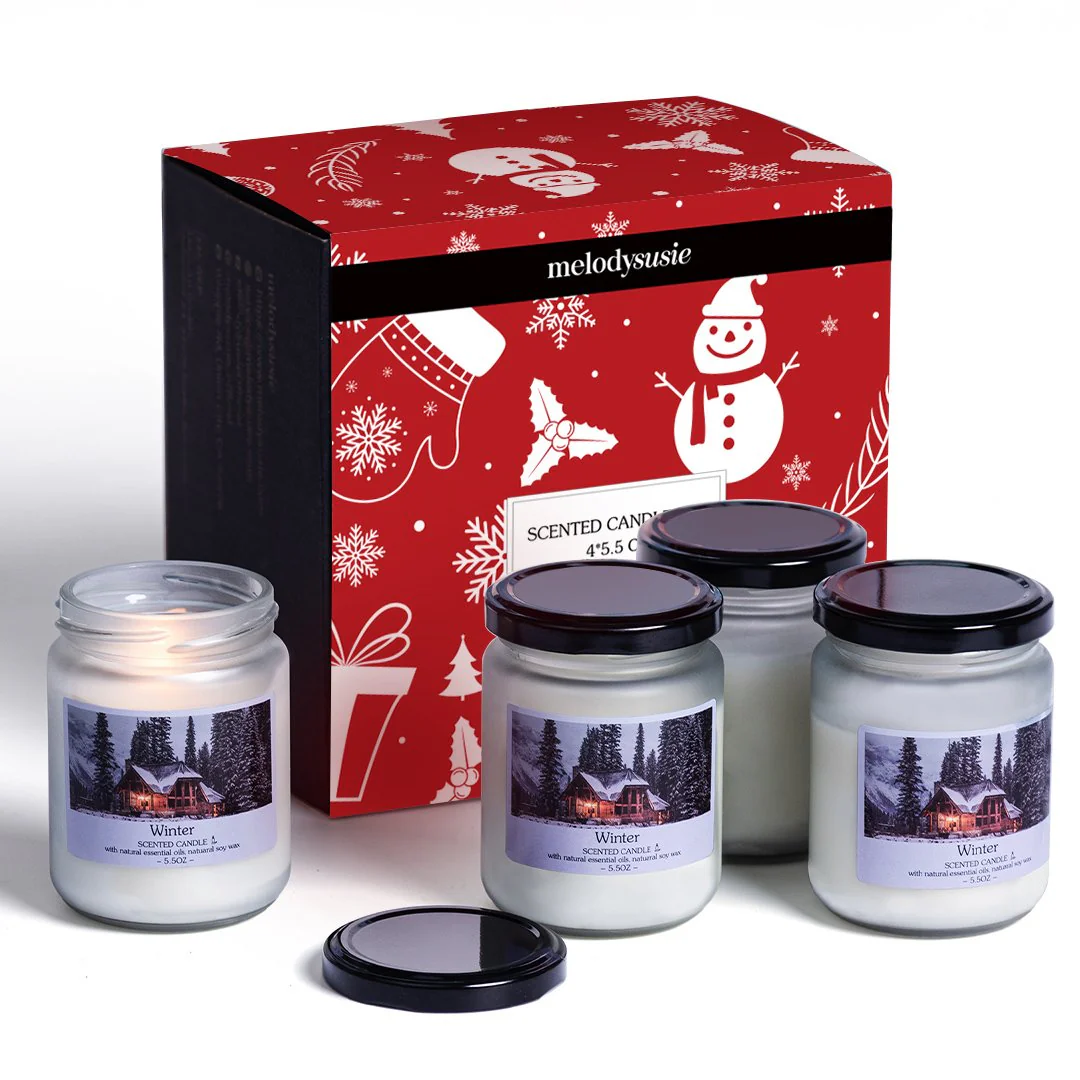 Christmas Seasonal Scented Candle Gift Set - Image 18