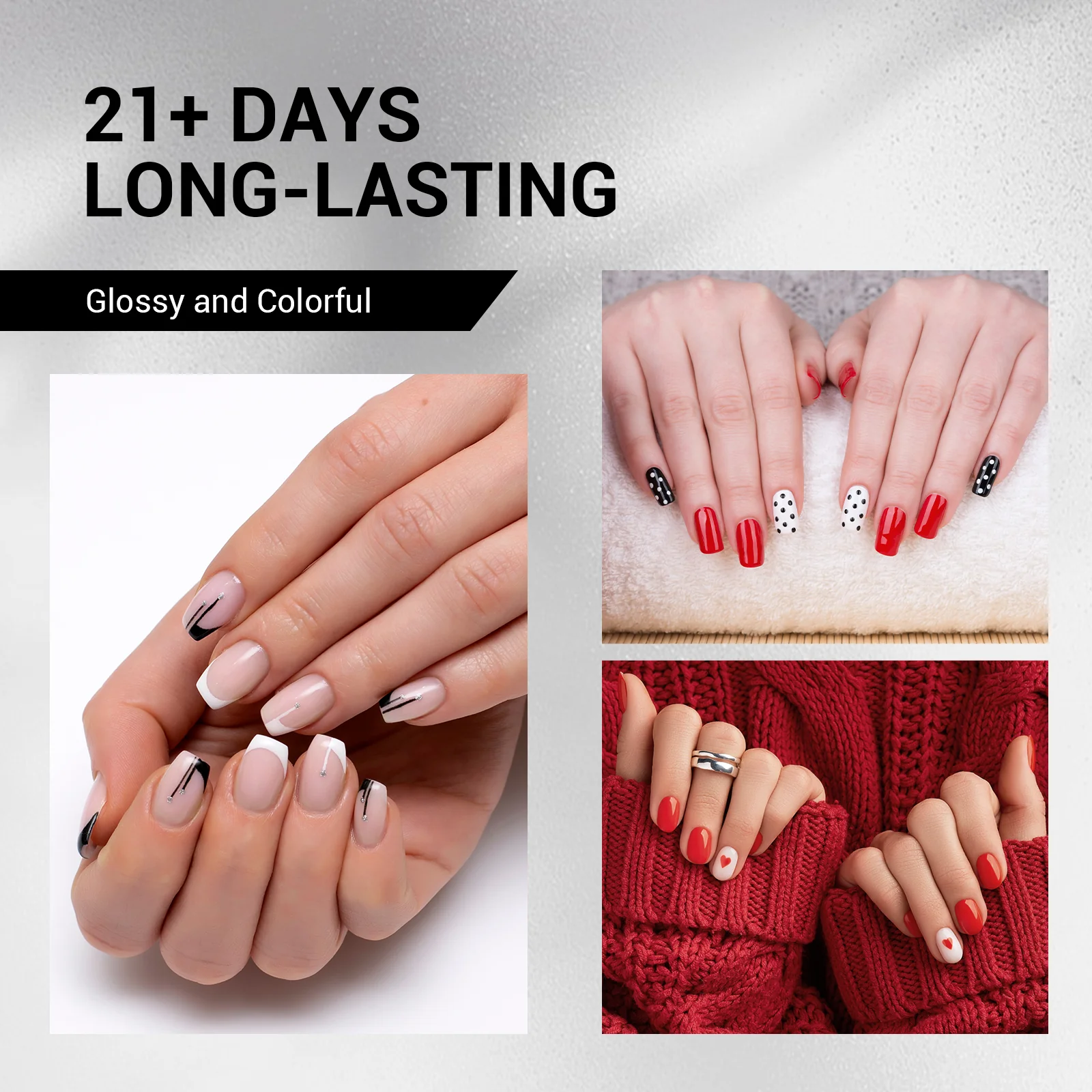 Daily Life 15ml TPO-Free Thick Gel Nail Polish - 4Pcs - Image 4