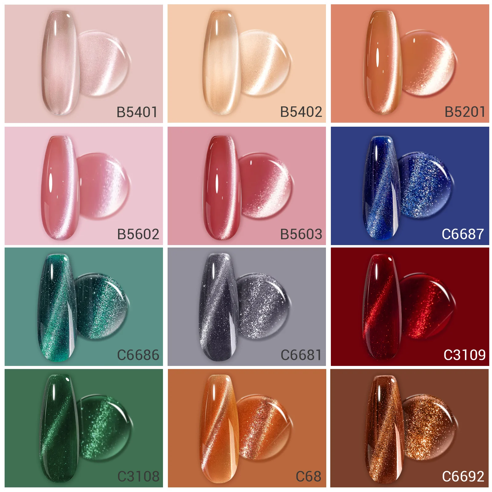 Fall & Winter 15ml Gel Nail Polish Set - Image 17