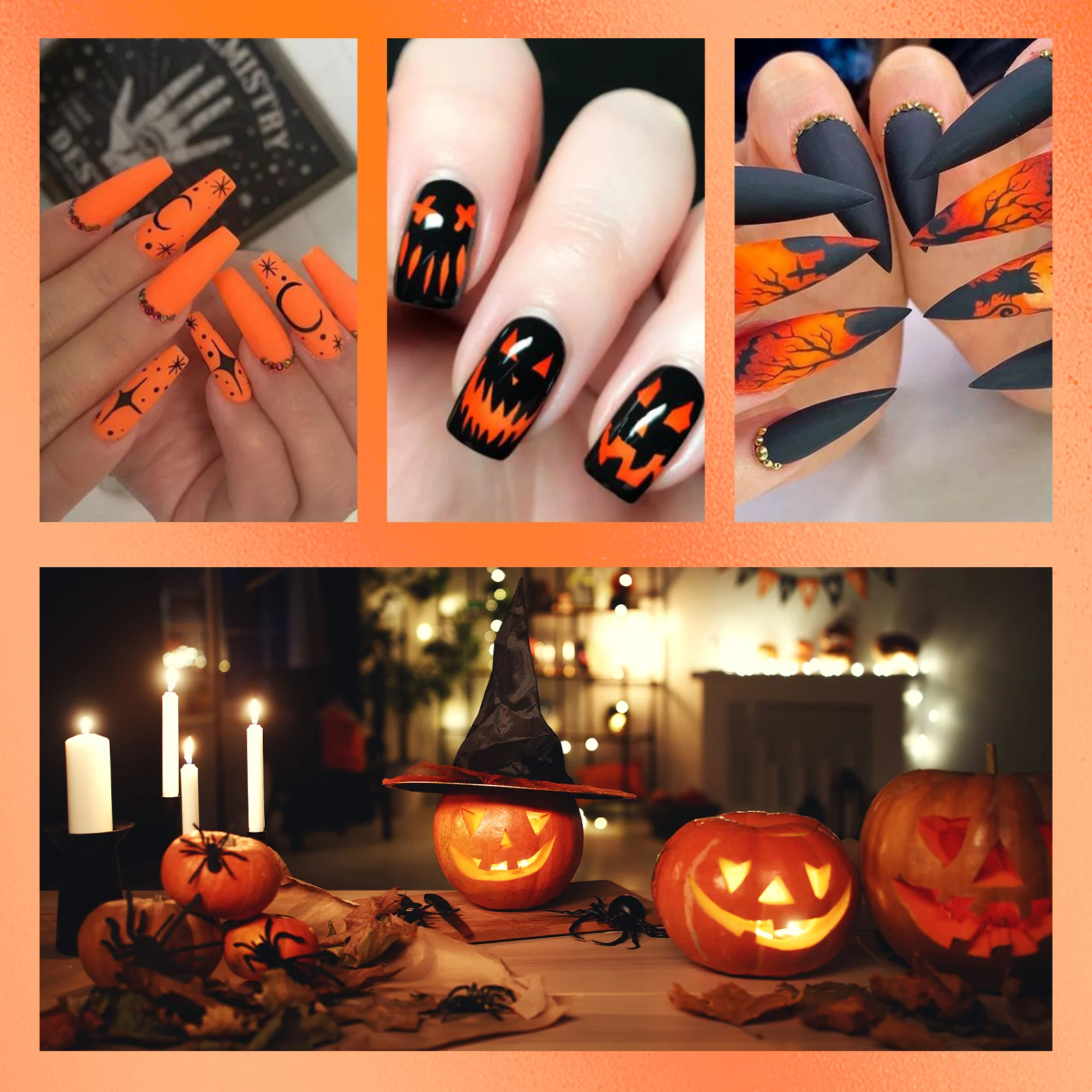 Halloween 15ml TPO-Free Thick Gel Nail Polish Kit - 4Pcs - Image 5