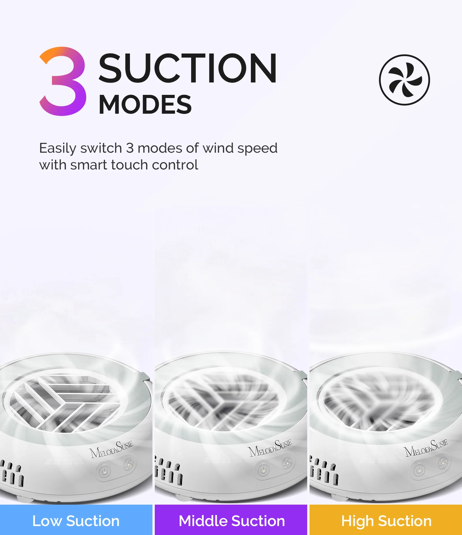 HProA Nail Dust Collector - White - Image 4