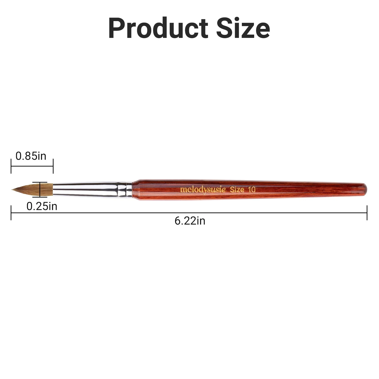 Kolinsky Acrylic Nail Brush - Image 11