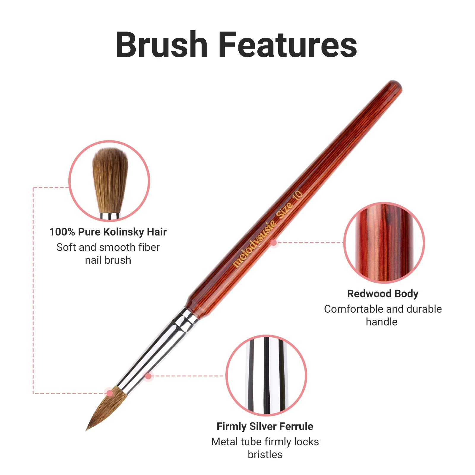 Kolinsky Acrylic Nail Brush - Image 12