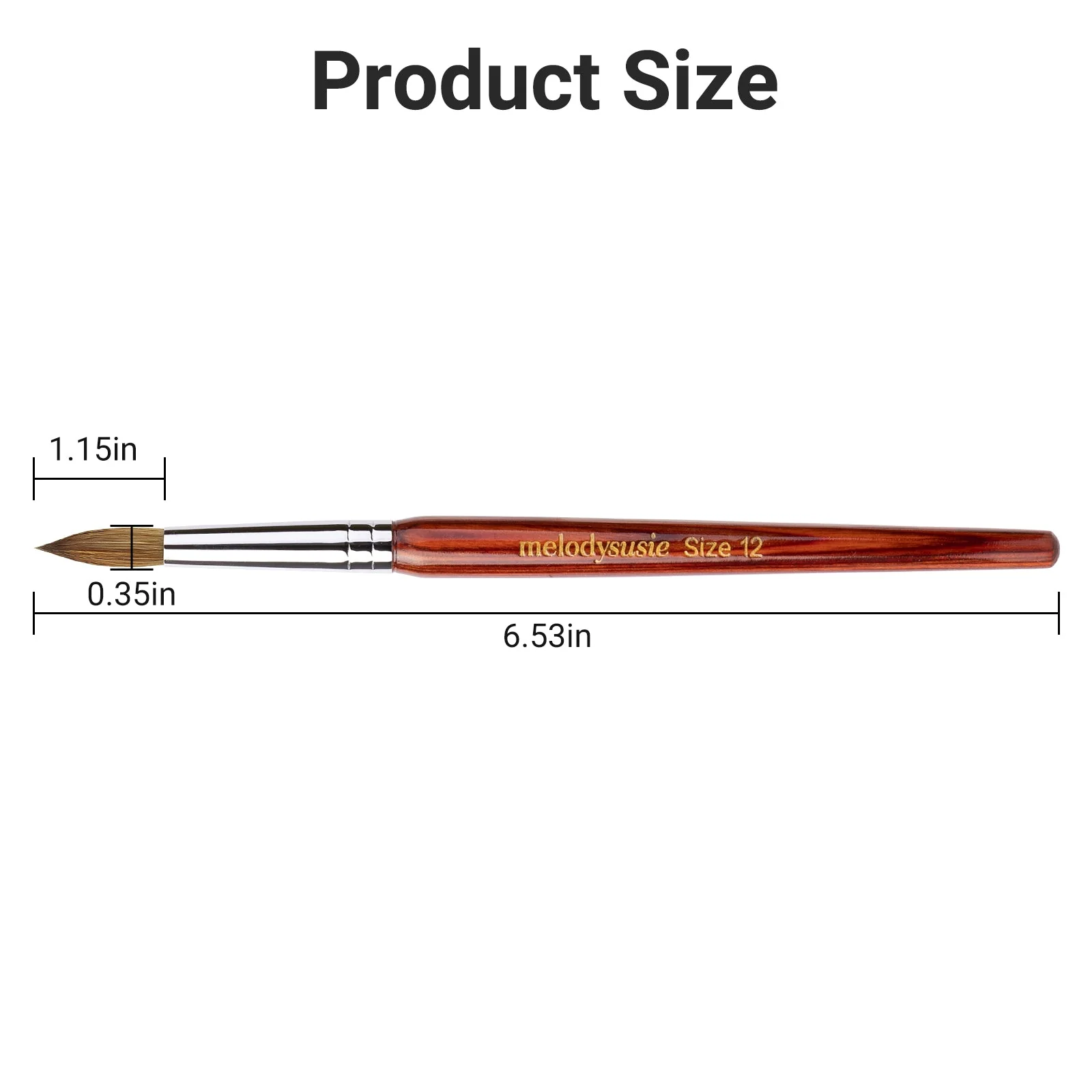 Kolinsky Acrylic Nail Brush - Image 13
