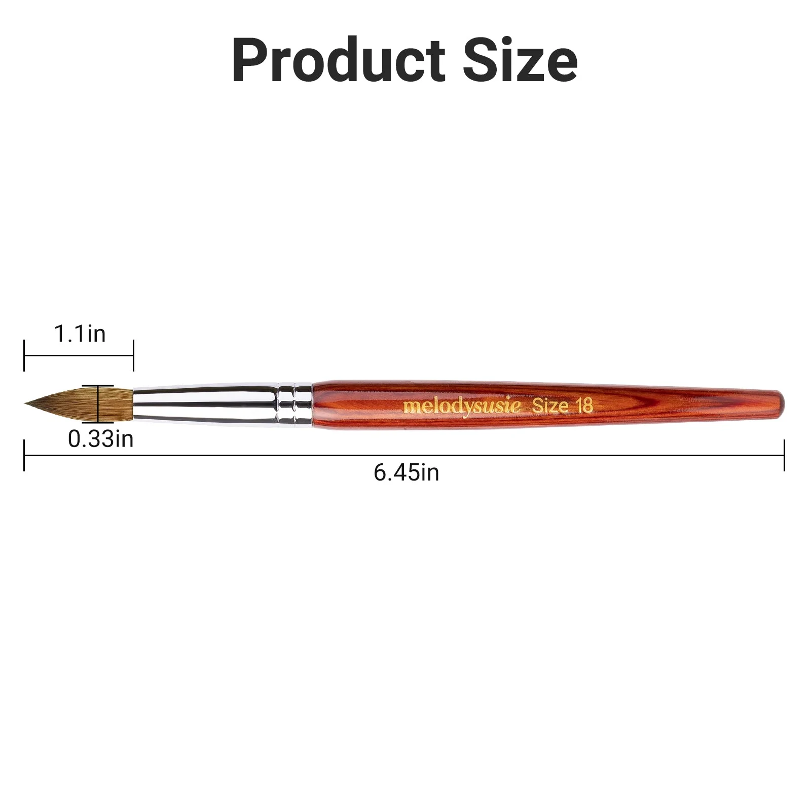 Kolinsky Acrylic Nail Brush - Image 21