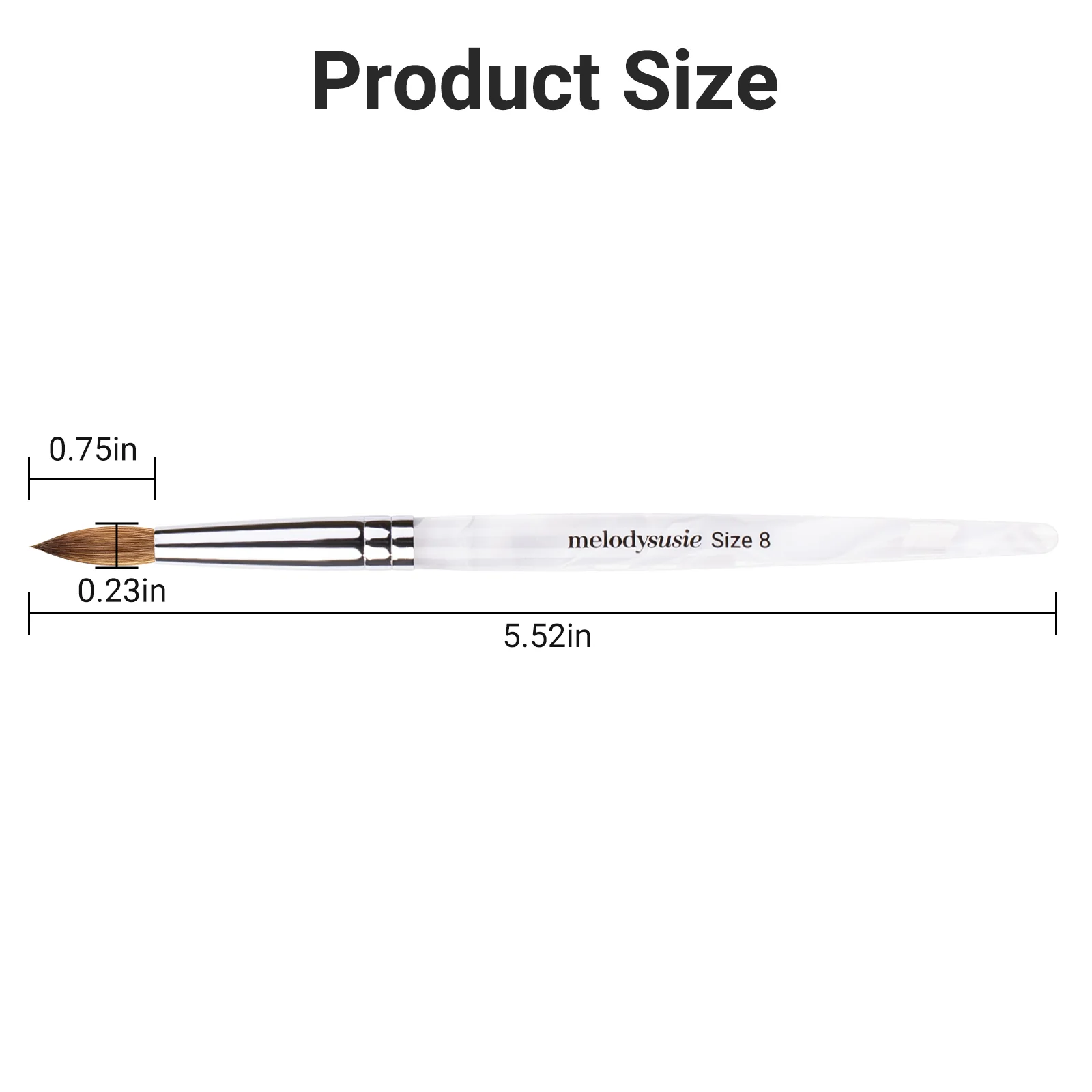 Kolinsky Acrylic Nail Brush - Image 32