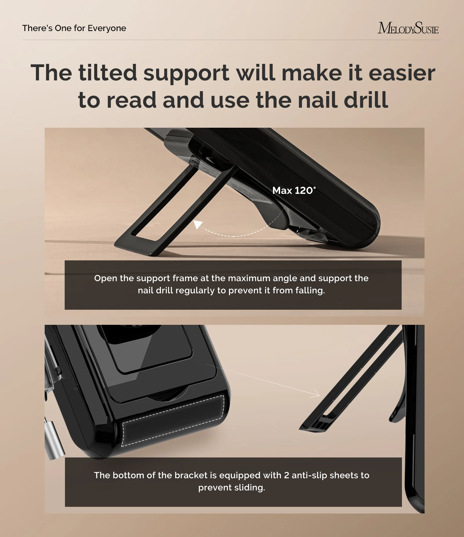 MB420G Clip-On Professional Rechargeable 2-in-1 Nail Drill with Built-In Stand 40,000RPM - Image 15