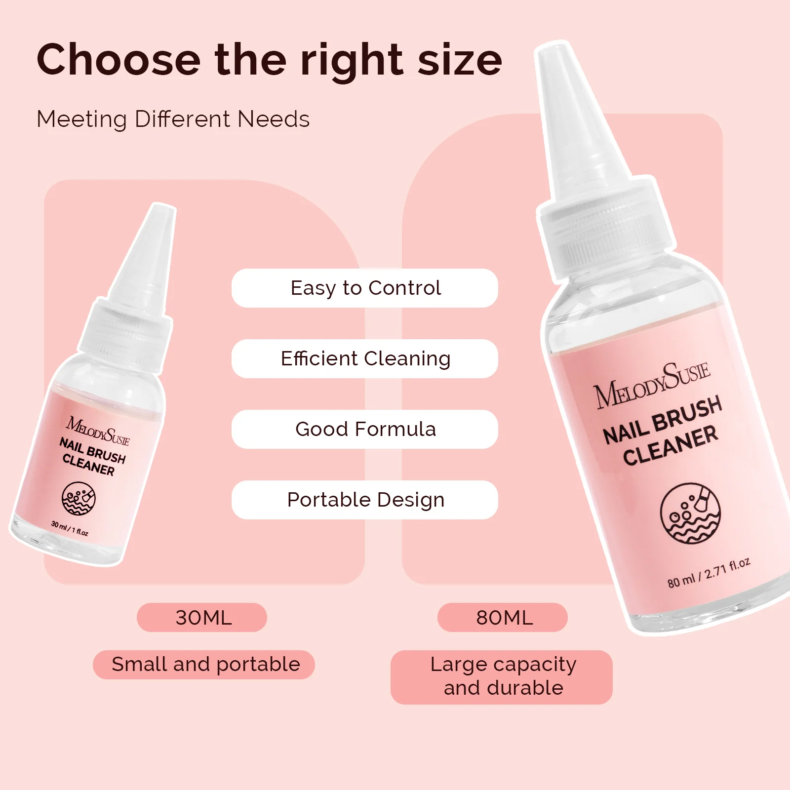 Acrylic Gel Nail Brushes Cleaning & Restoration Wax and Gel Removing Solution - Image 8
