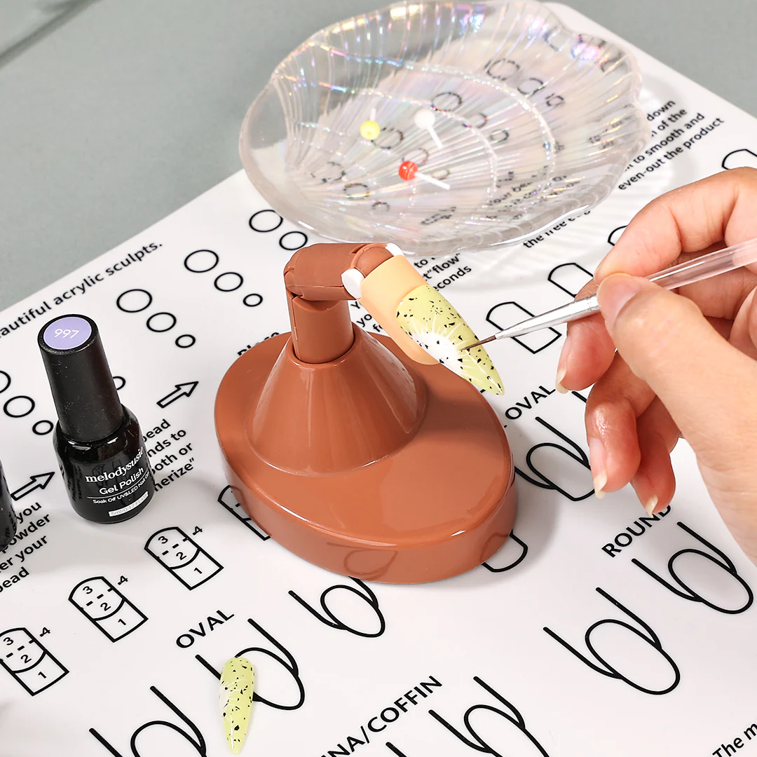 Nail Practice Fingers with Base Stand - Image 2
