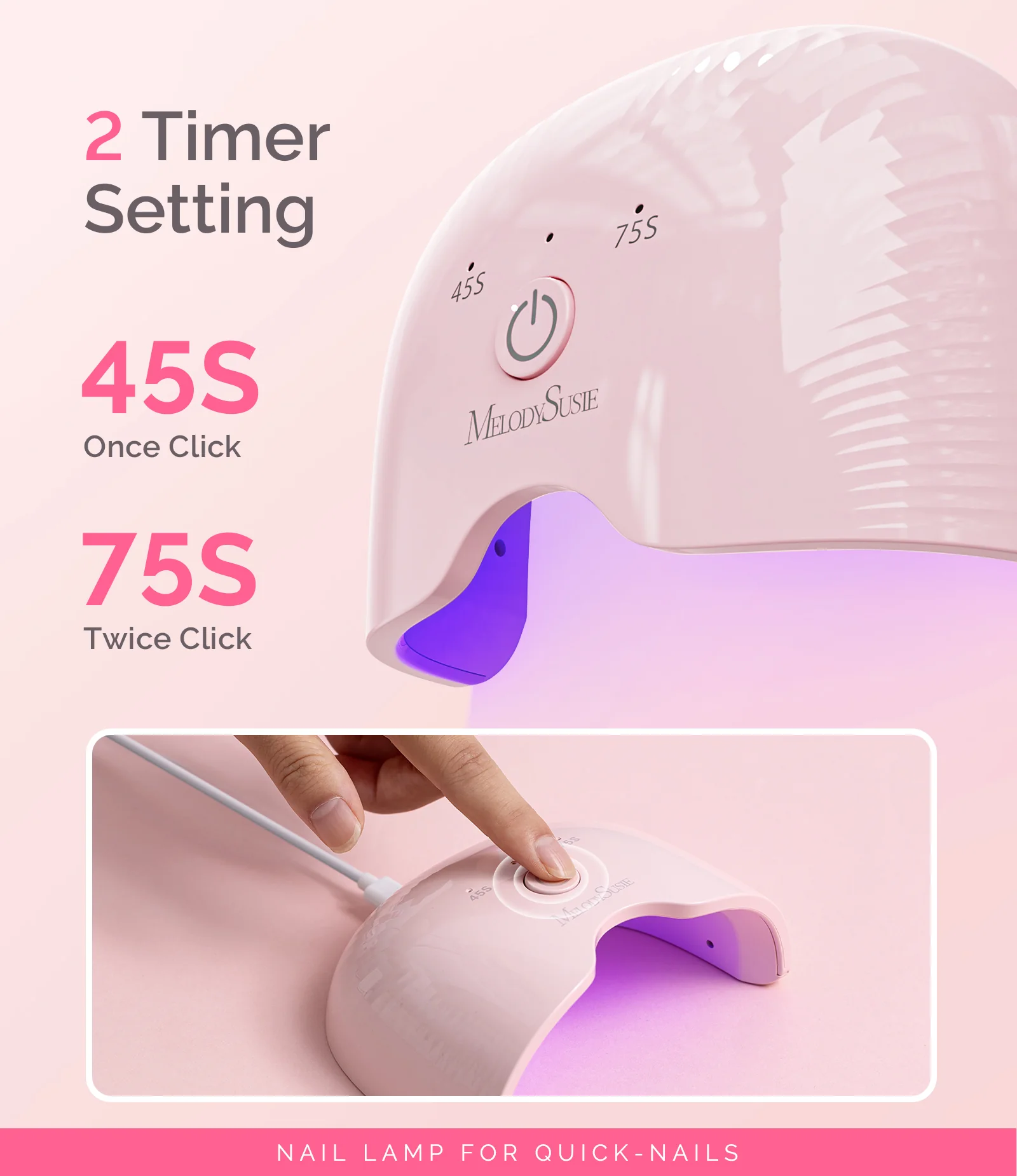 P-ART06F LED/UV Nail Lamp - Image 4