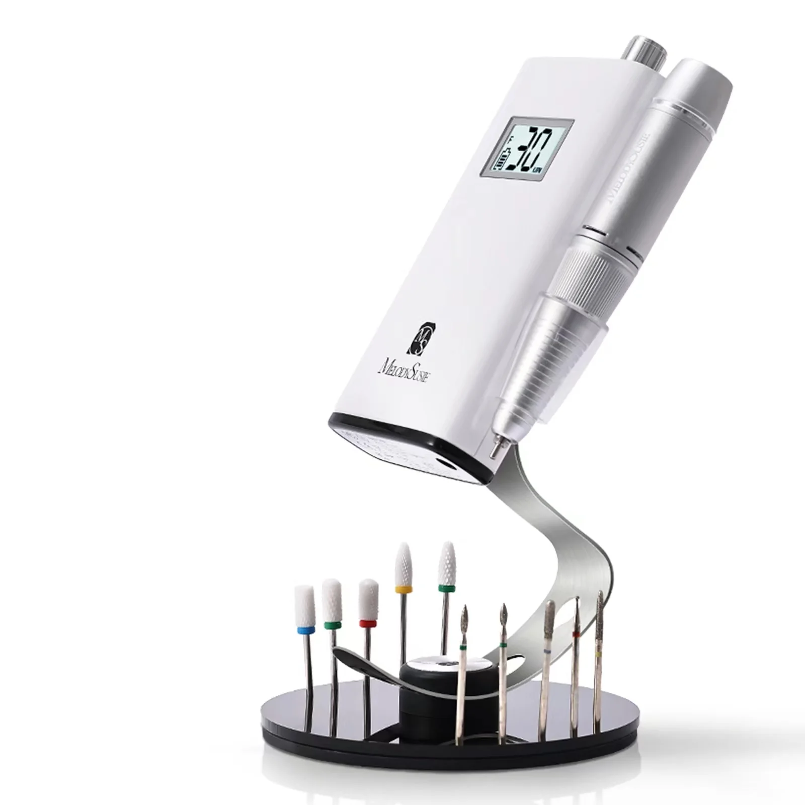 Pen Nail Drill Holder with 10 Holes Nail Drill Bits - Image 7