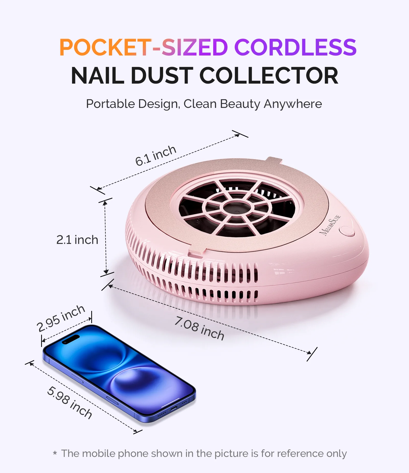PProR Cordless & Rechargeable Nail Dust Collector - Image 6