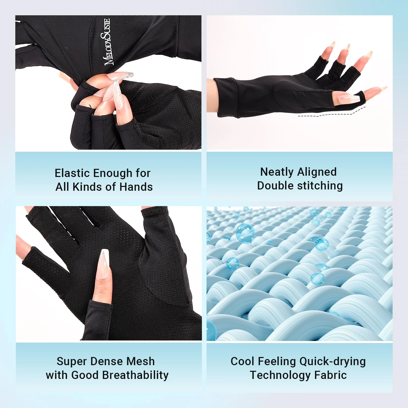 Premium UV Shield Manicure Gloves - Image 5