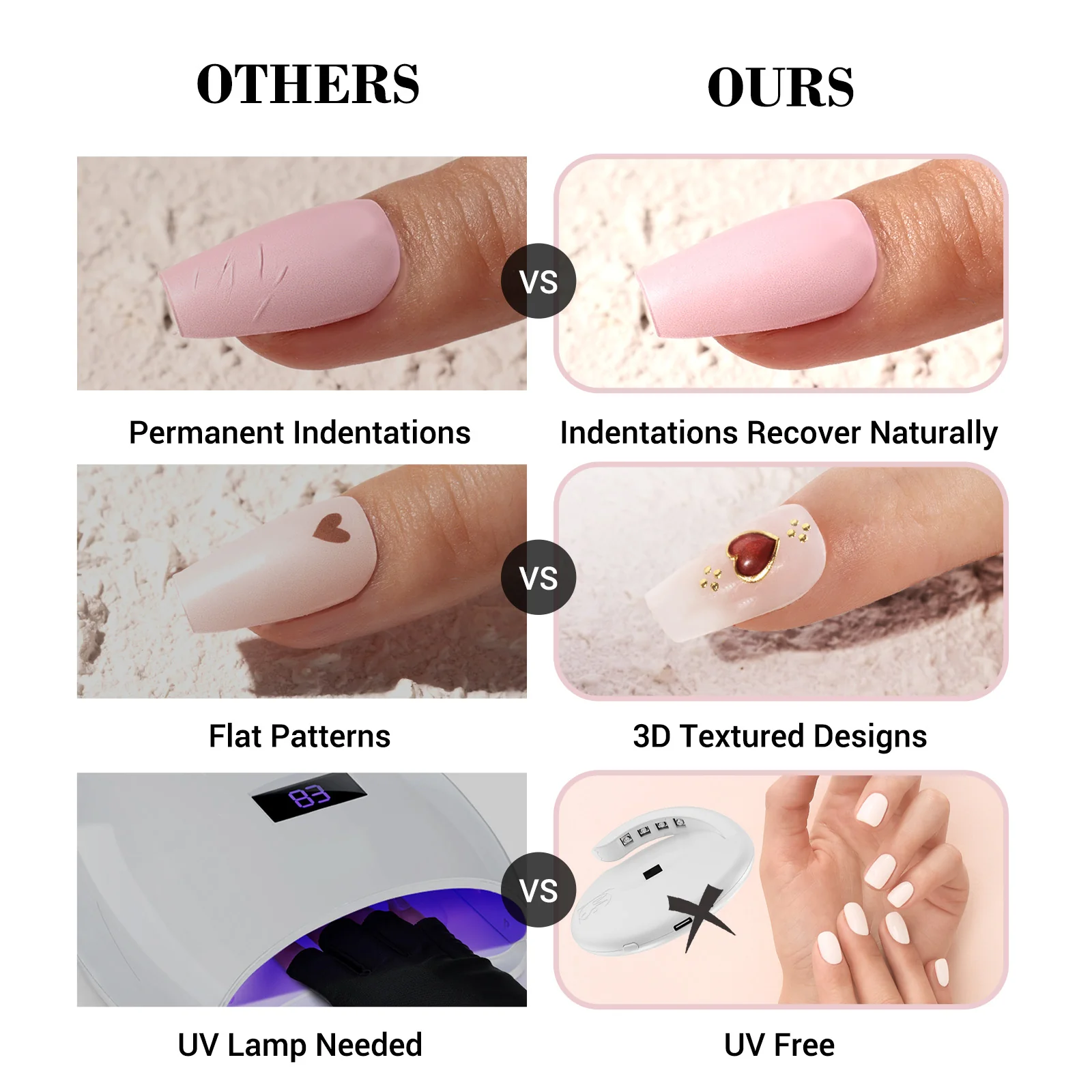 Qcoat Fully Cured Gel Nail Strips - Pastel Pink(US ONLY) - Image 6