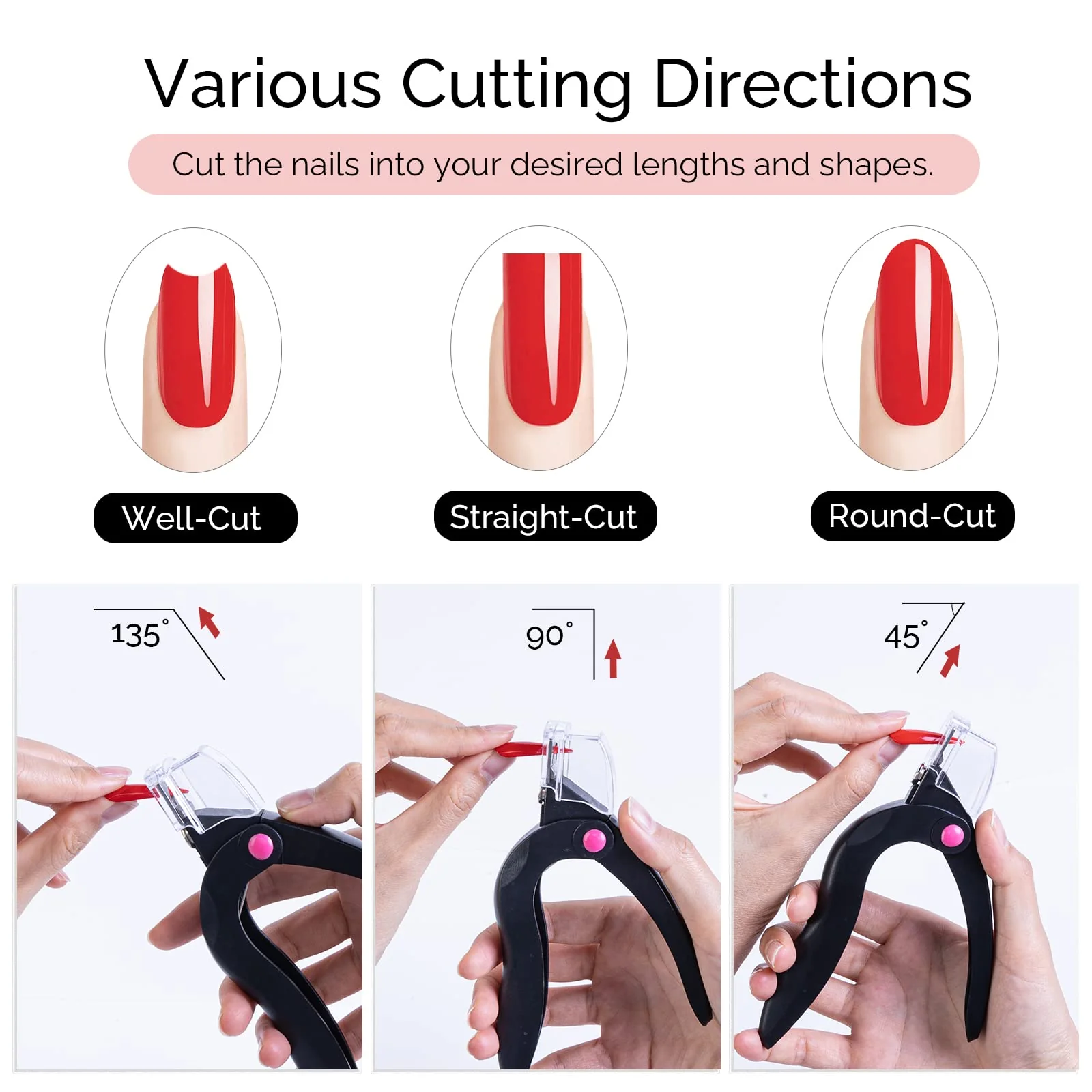 Rotary Adjustable Stainless Steel Acrylic Nail Clippers - Image 10