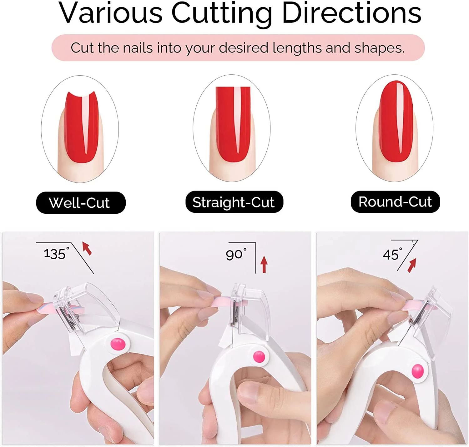 Rotary Adjustable Stainless Steel Acrylic Nail Clippers - Image 5