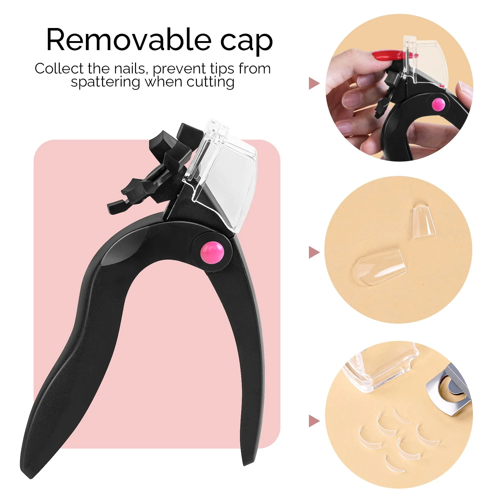 Rotary Adjustable Stainless Steel Acrylic Nail Clippers - Image 9