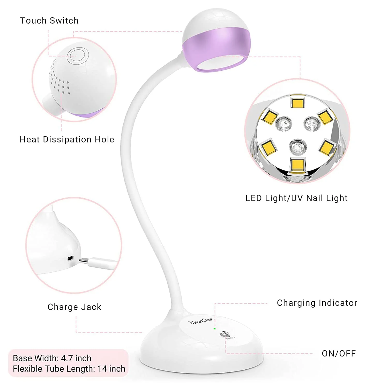 S-Pro09M(Spro09D) 2 in 1 UV/LED Nail Art Lamp - Image 7