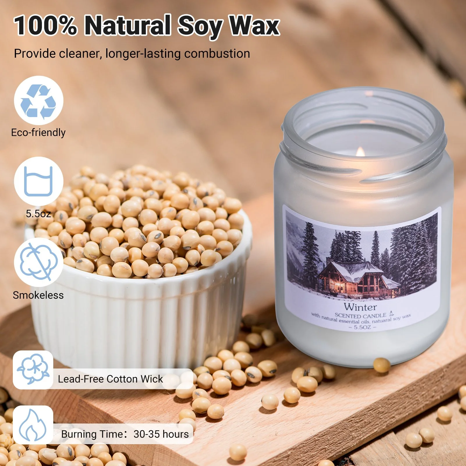 Seasonal Scented Candles Gift Set - Image 3