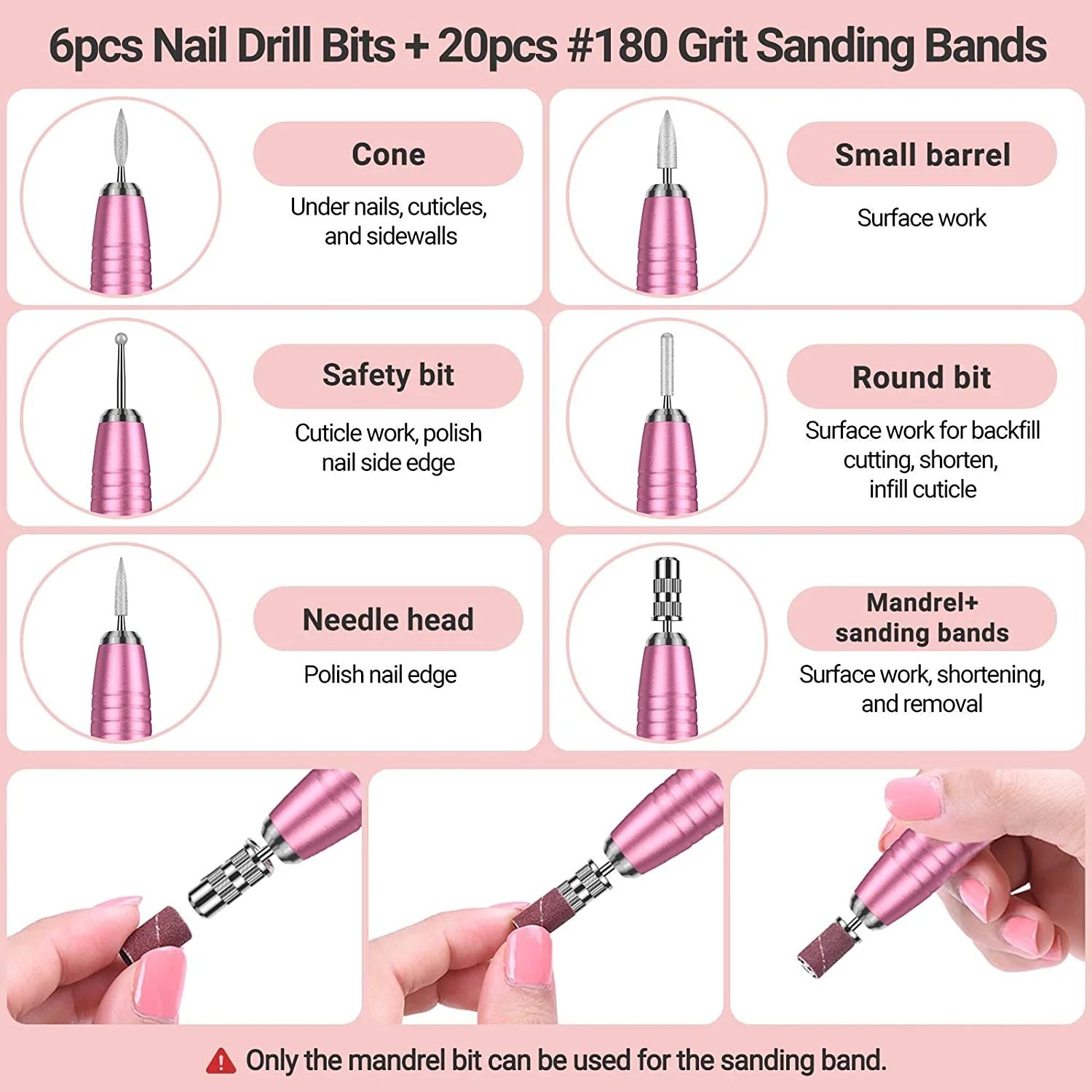 Silvia(PC150C) Pen-Shaped Portable USB Nail Drill 20,000RPM - Image 7