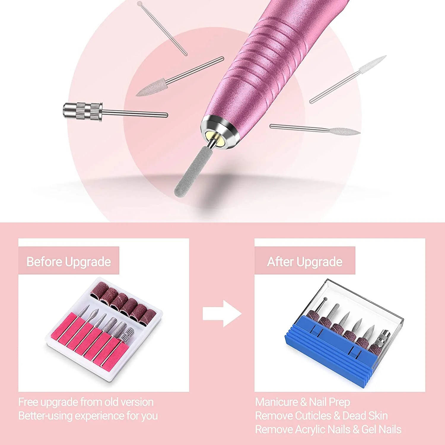 Silvia(PC150C) Pen-Shaped Portable USB Nail Drill 20,000RPM - Image 8