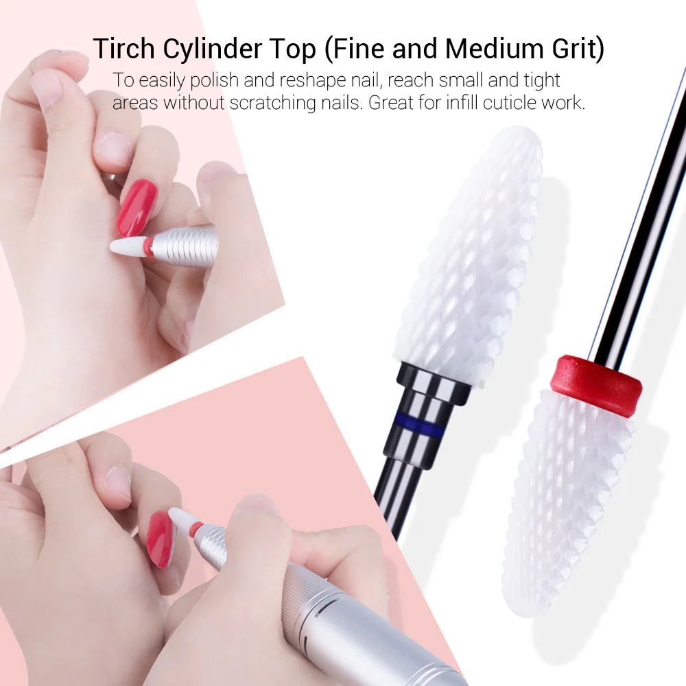 SM200F Plus Rechargeable 35,000RPM Nail Drill Gift Box - Image 3