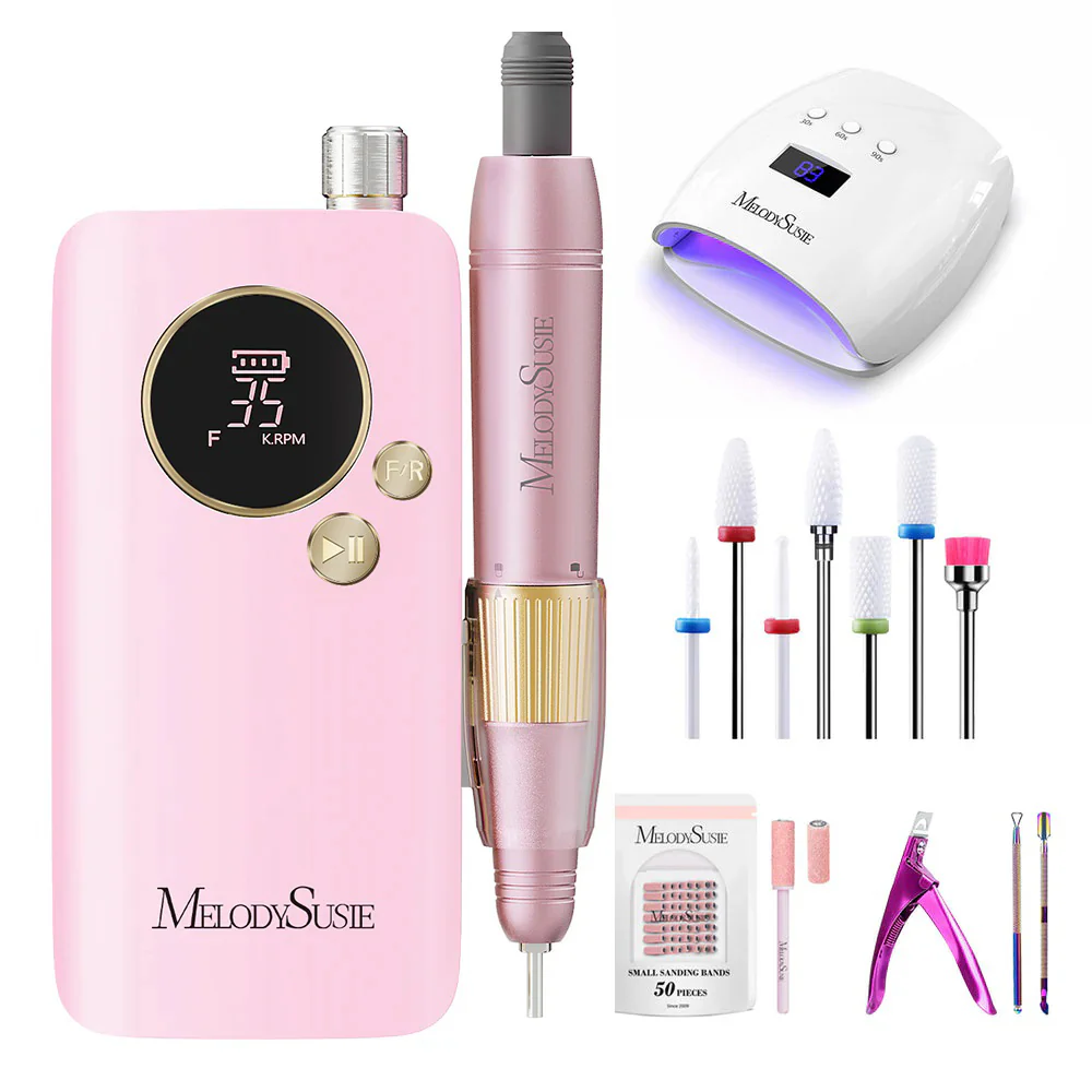 SM200F Plus Rechargeable 35,000RPM Nail Drill Set - Image 8