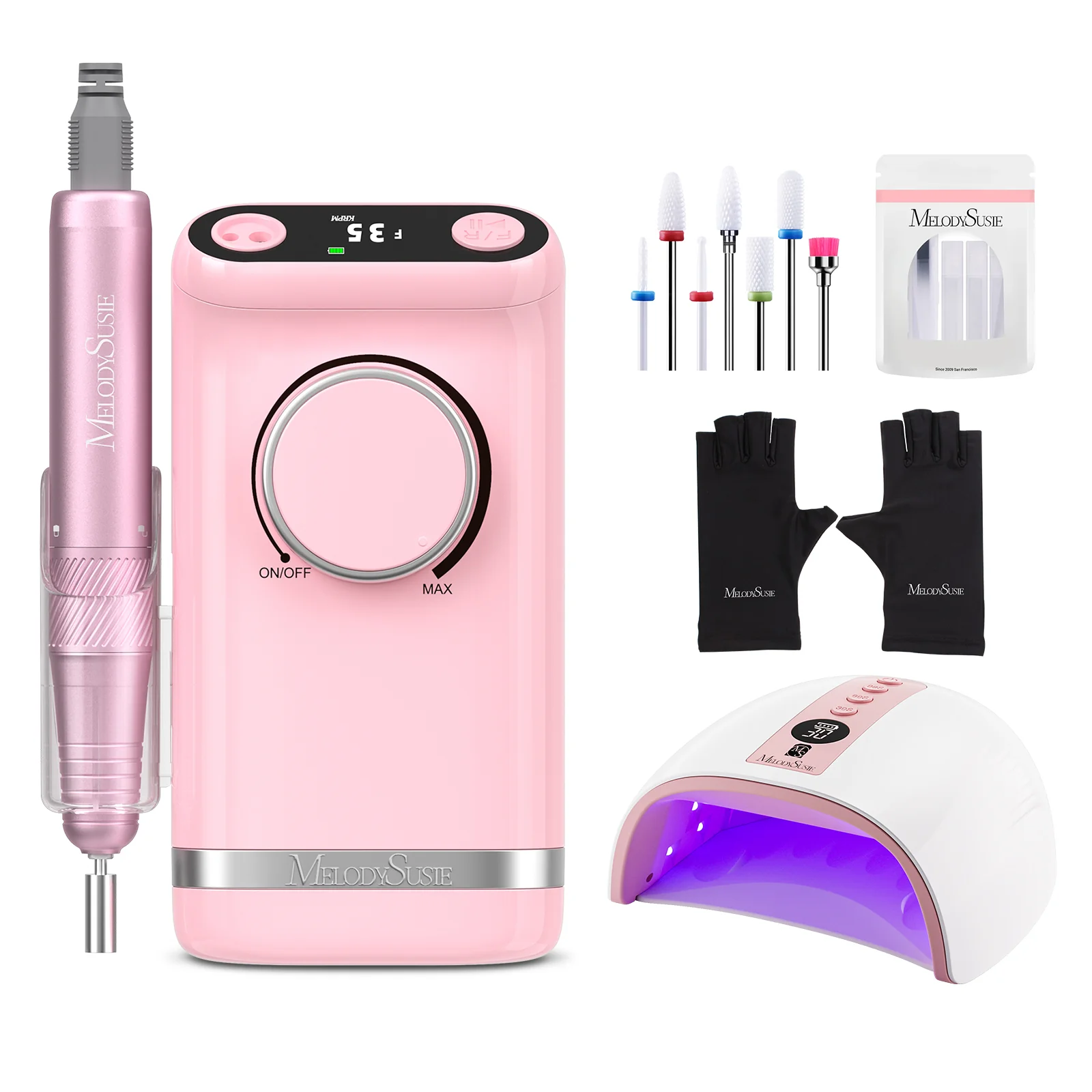 SM320G Clip-On Advanced Rechargeable 2-in-1 Nail Drill with Tilted Display Design 35,000RPM - Image 12