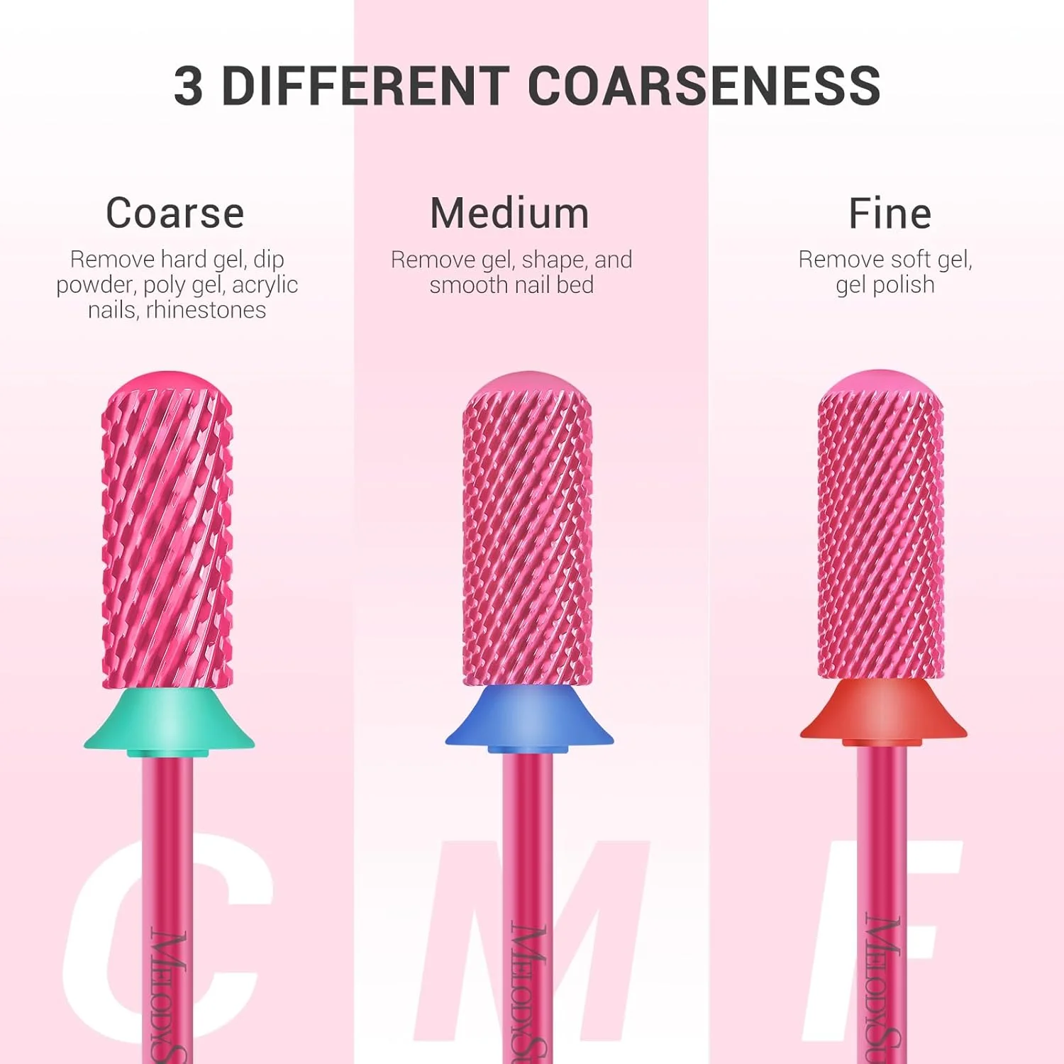 Small Barrel Smooth Top Tungsten Carbide Nail Drill Bits - Medium - Image 7