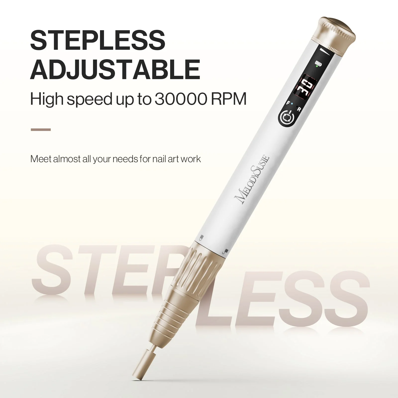 SP1(SM220E) Pen-Shaped Rechargeable Nail Drill 30,000RPM - Image 2