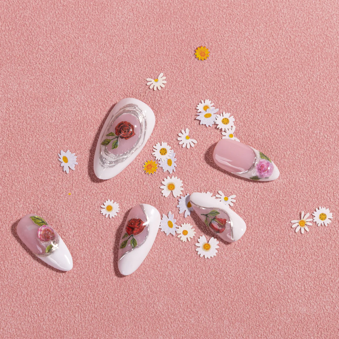 Special Colorful Flower Nail Accessories - Image 5