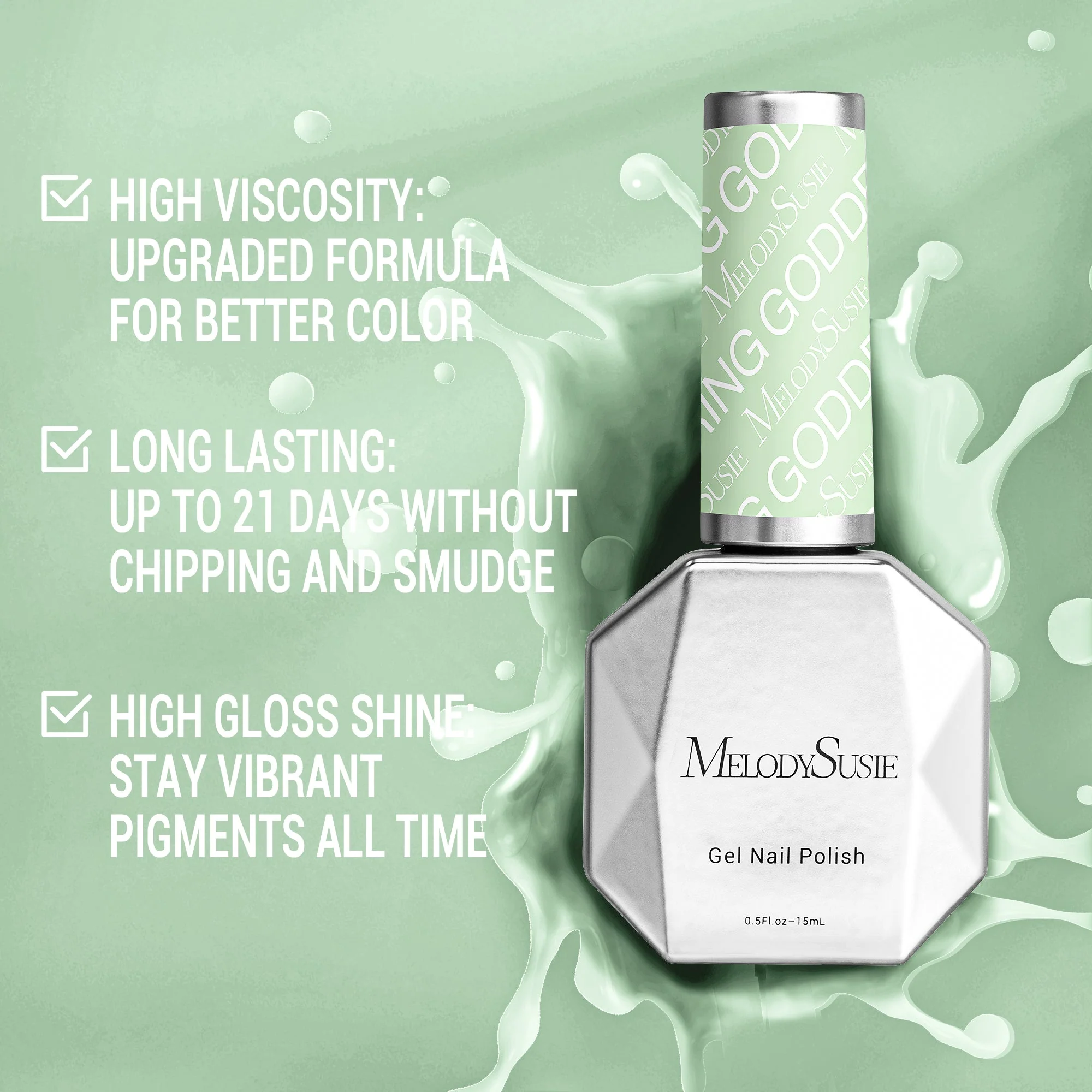 326 Spring Goddess - TPO-Free Thick Nail Gel Polish(15ml) - Image 3