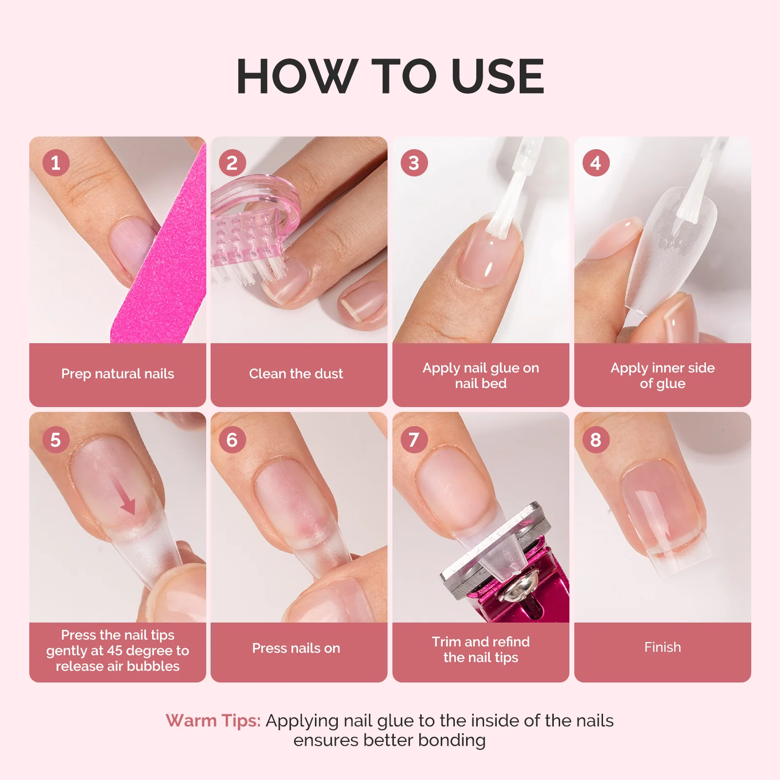 Super Strong Fast-drying Brush-On Nail Glue - Image 7