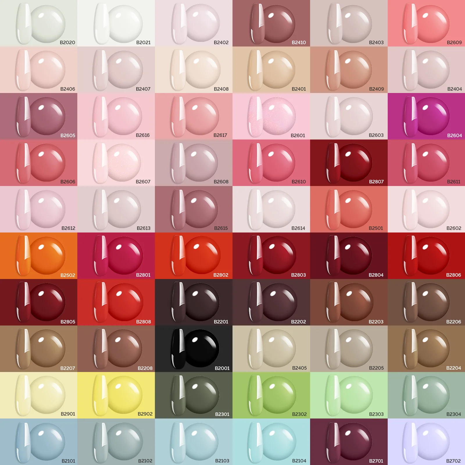 Sweet Scent HEMA-Free & HPMA-Free & TPO-Free Plant-Based Gel Nail Polish Set - Image 10